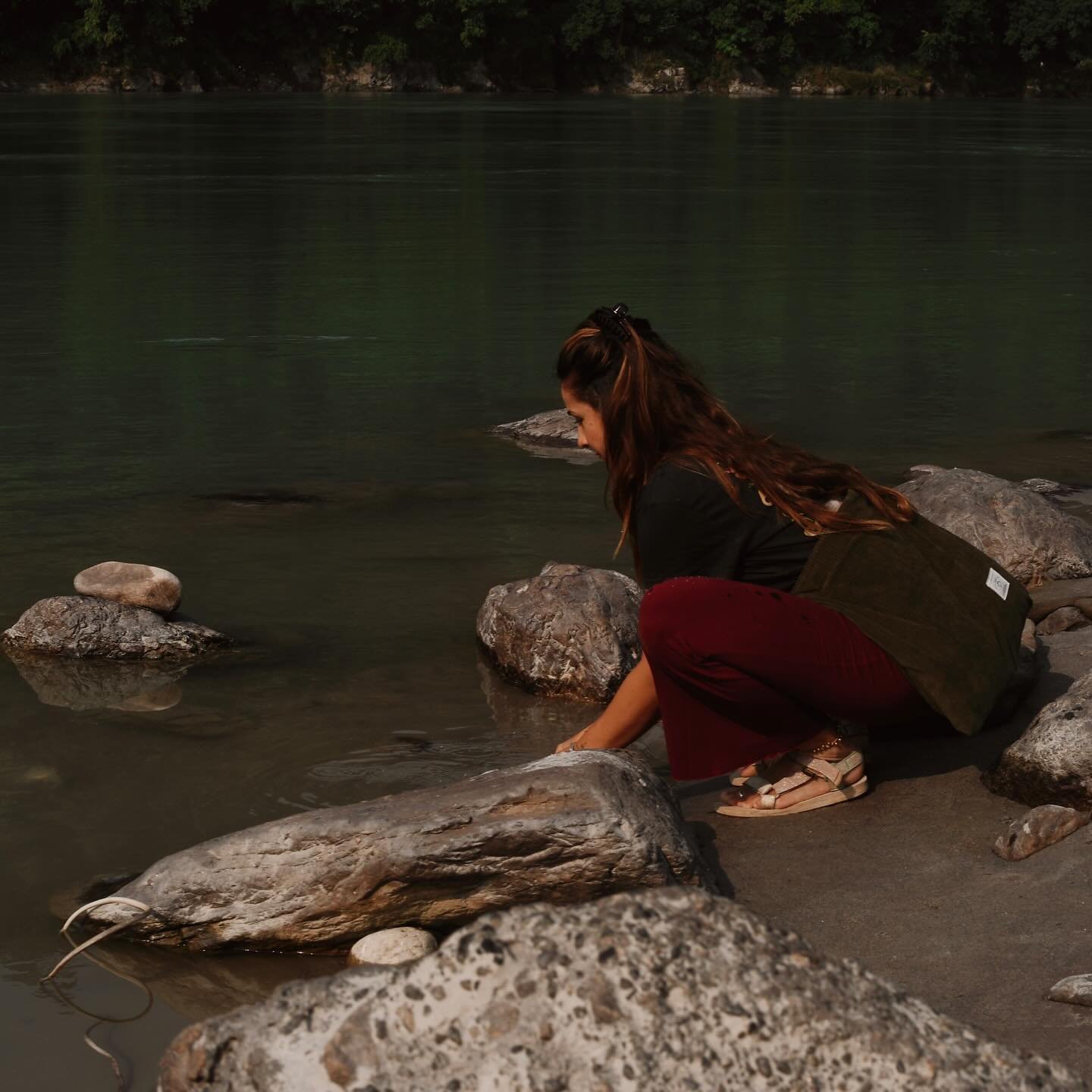 Maa Ganga &mdash; who holds us all in her boundless love, the heart of devotion, carrying with her the prayers, hopes, and offerings of millions. She is not just a river, but the embodiment of the Divine Mother, nurturing all who come to her shores. 