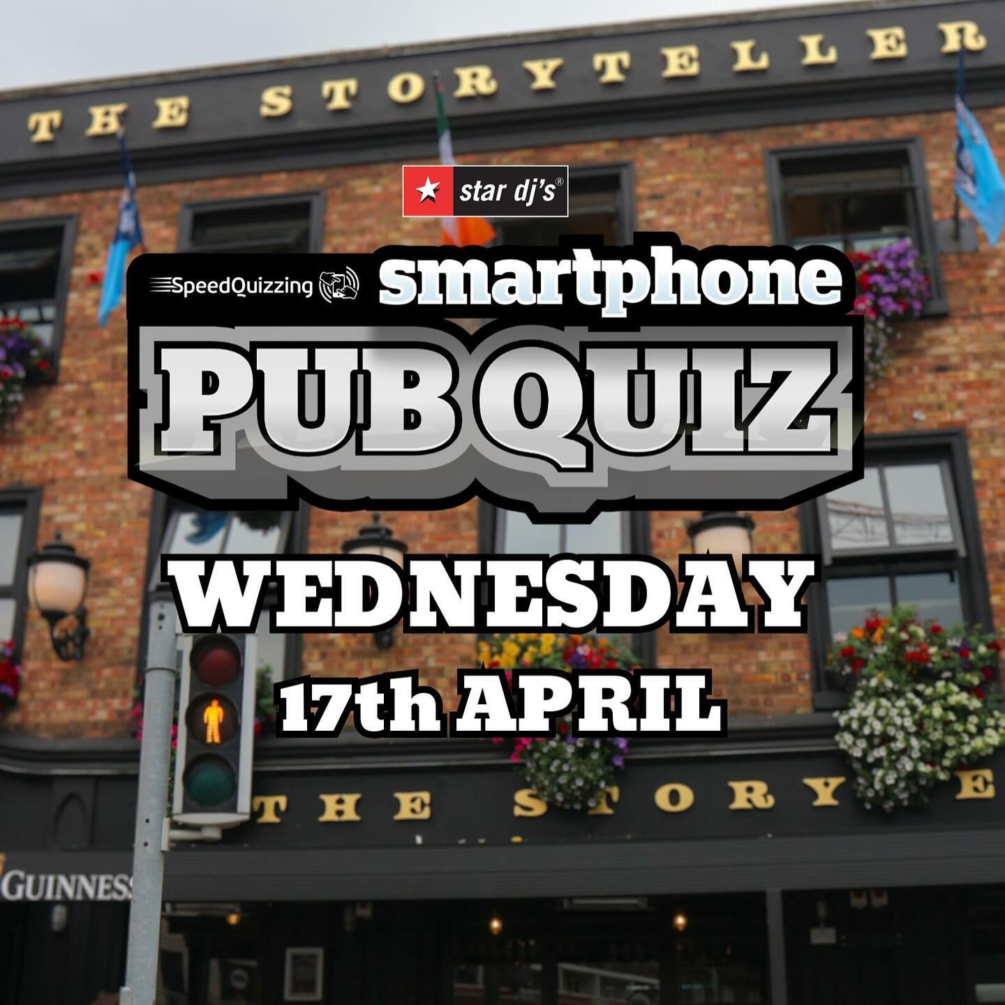 We&rsquo;re having a pub quiz here in The Storyteller🏆

We&rsquo;ll be kicking it off at 8pm this Wednesday (17th) - The first ever Storyteller pub quiz and you&rsquo;re all invited to have the craic and win a few spot prizes along the way 🏆🍻

Gra