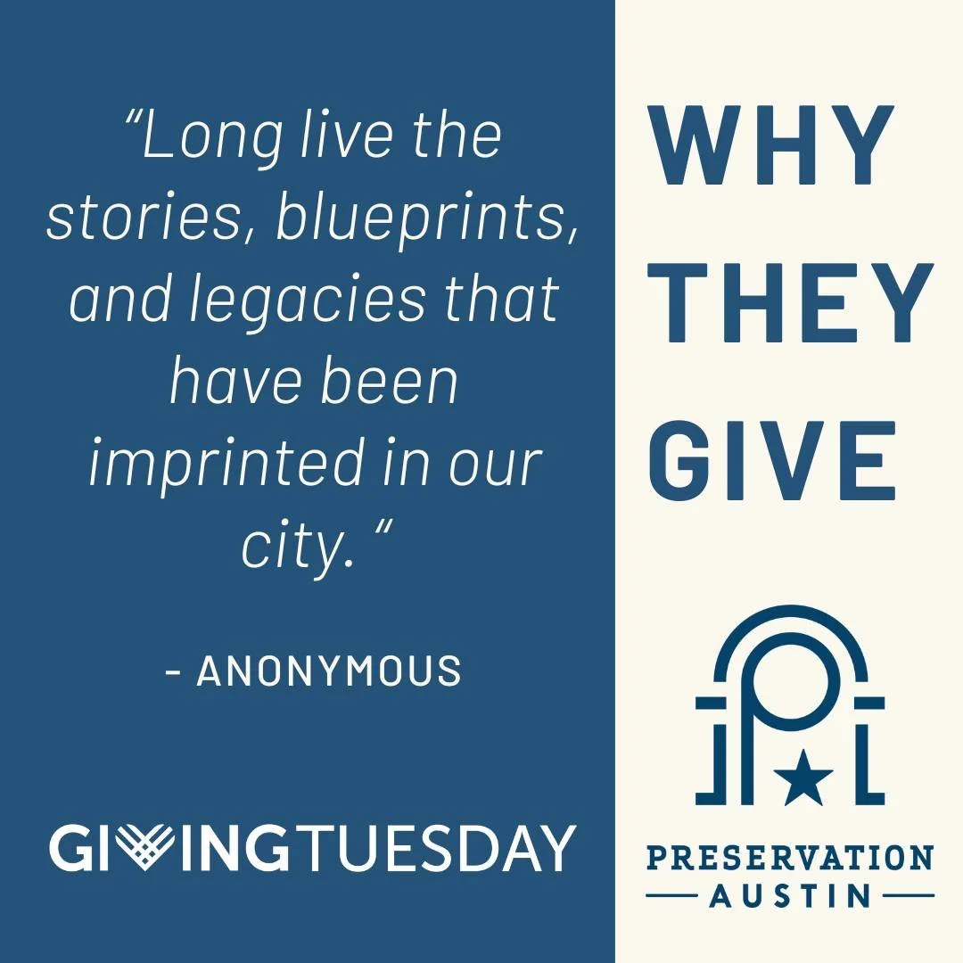 As Giving Tuesday comes to a close, we hope you will consider a contribution to support our advocacy and protect the stories, blueprints, and legacies of our city. 

Through our year-round advocacy and programming, we uphold the legacy businesses and