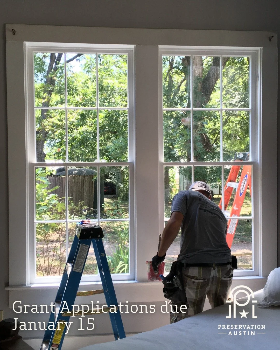 💸 Our Winter Grant deadline is coming up on January 15! Preservation Austin is proud to offer financial support to a wide breadth of heritage-based projects across our city. 

Our Grants Program awards funding in three categories: 
📚 Education
🧱 B