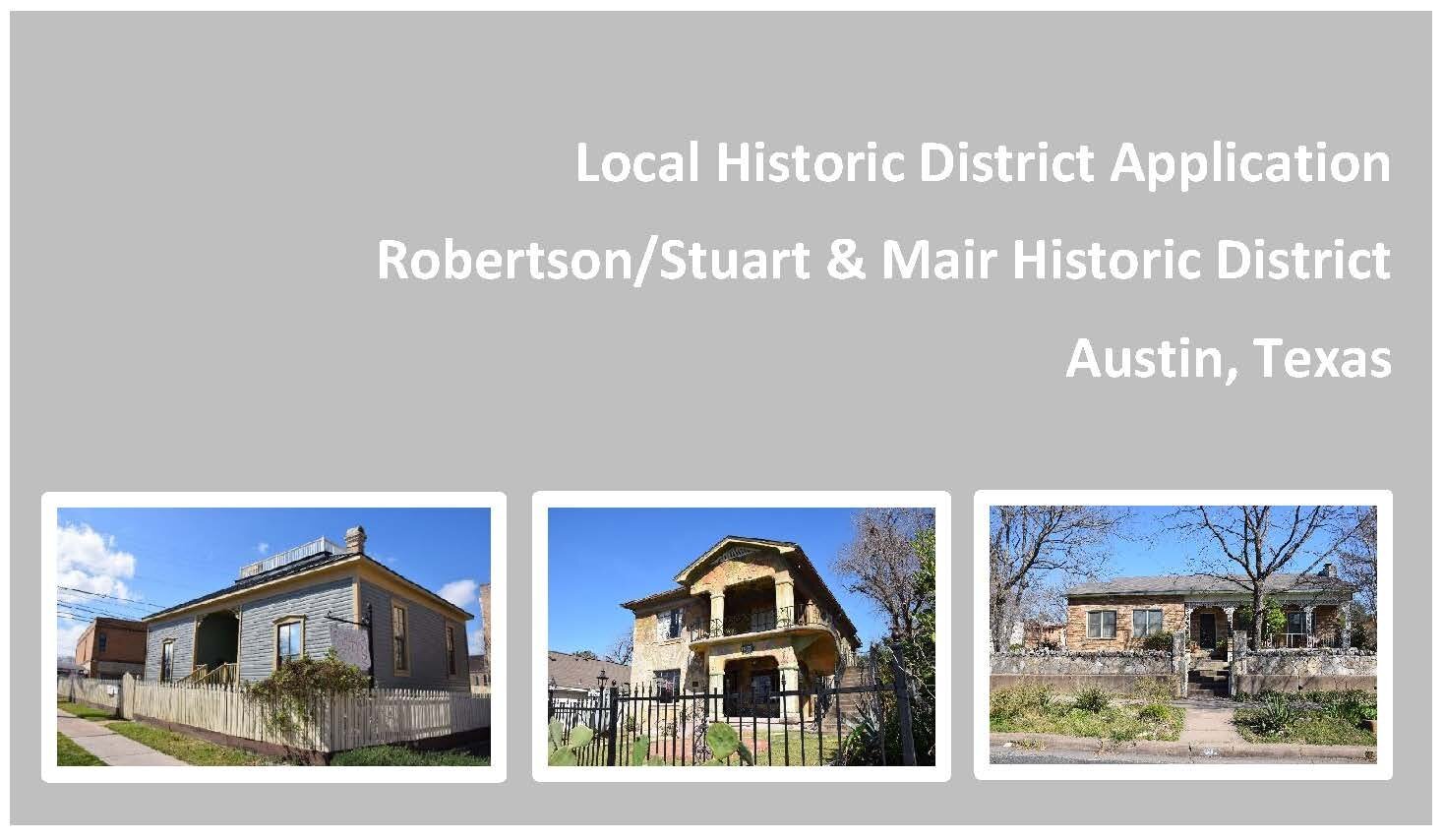  Guadalupe Association for an Improved Neighborhood: Special Recognition for Public Service: Robertson/Stuart & Mair Historic District   (Image: HHM & Associates) 