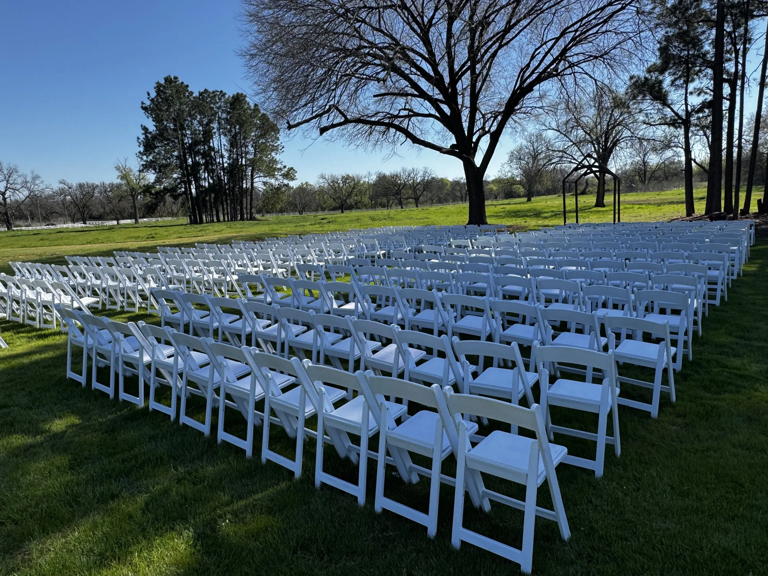 Premium White Garden Chair Rental