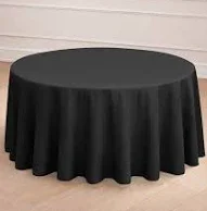 Round Table Cover Rental (Black)