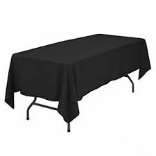 6ft Table Cover Rental (Black)