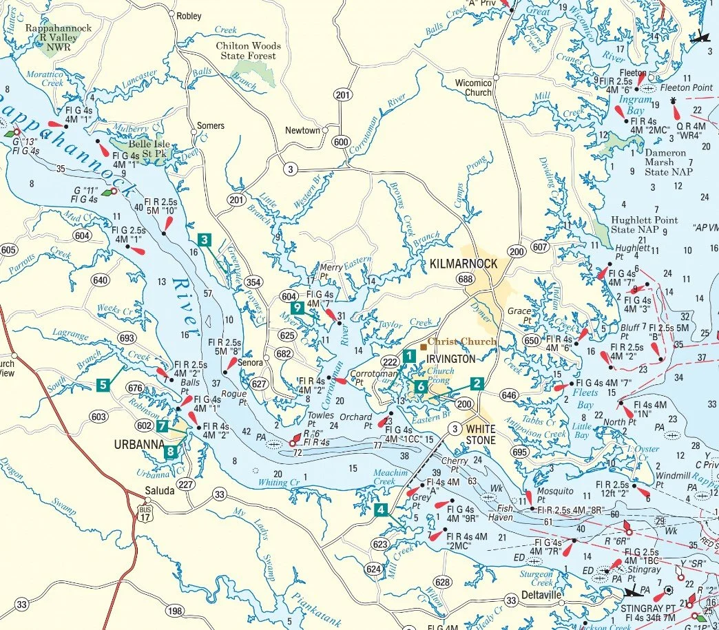 Rappahannock Marinas — Chesapeake Bay Cruising Guide