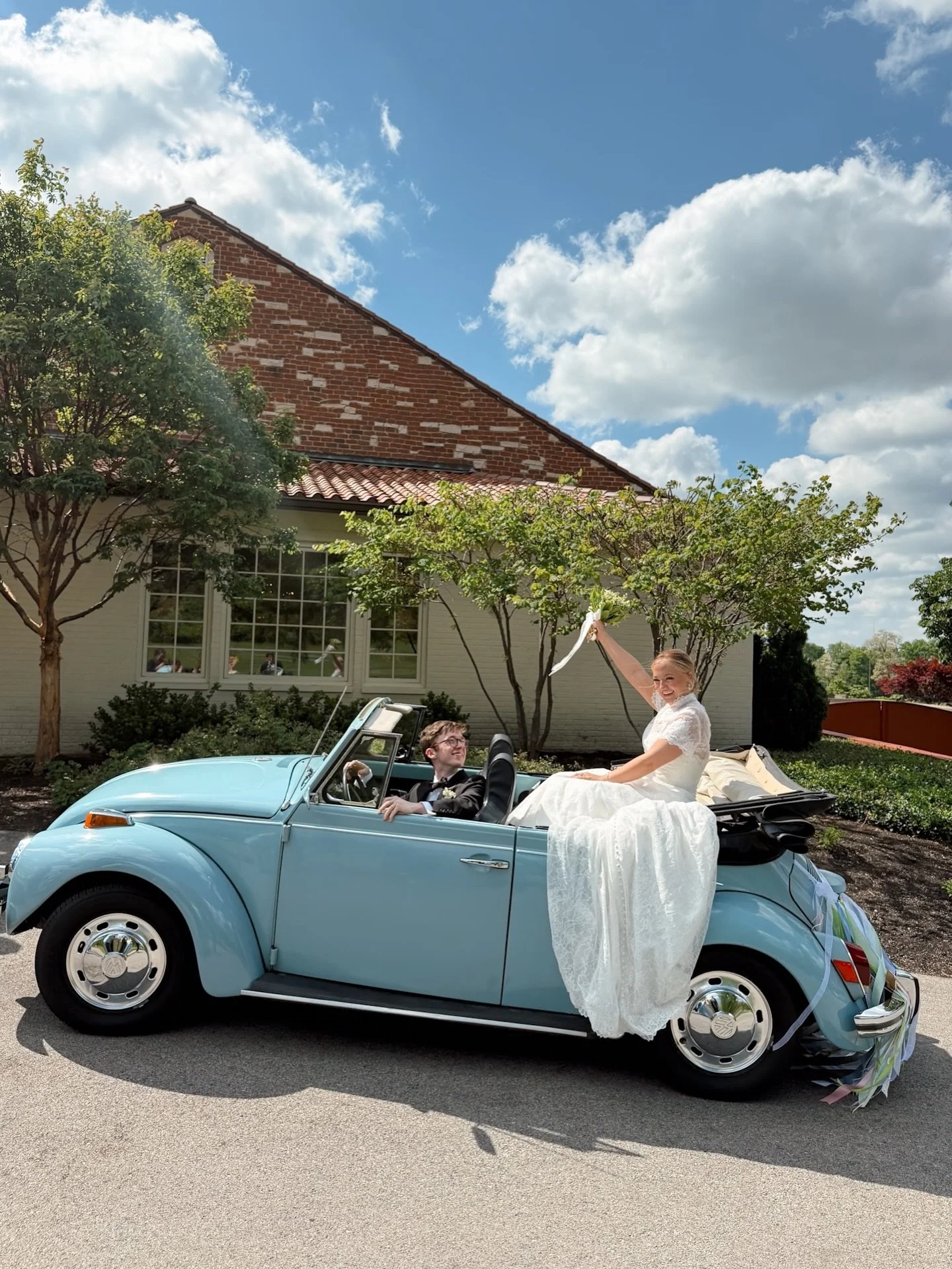 The most fun I&rsquo;ve ever had &mdash; so happily Harris !!!! 💒💙 Congratulations to my absolute beauty of a sister and amazing new brother &mdash; Wes + Marie forever!!! 👰🤵