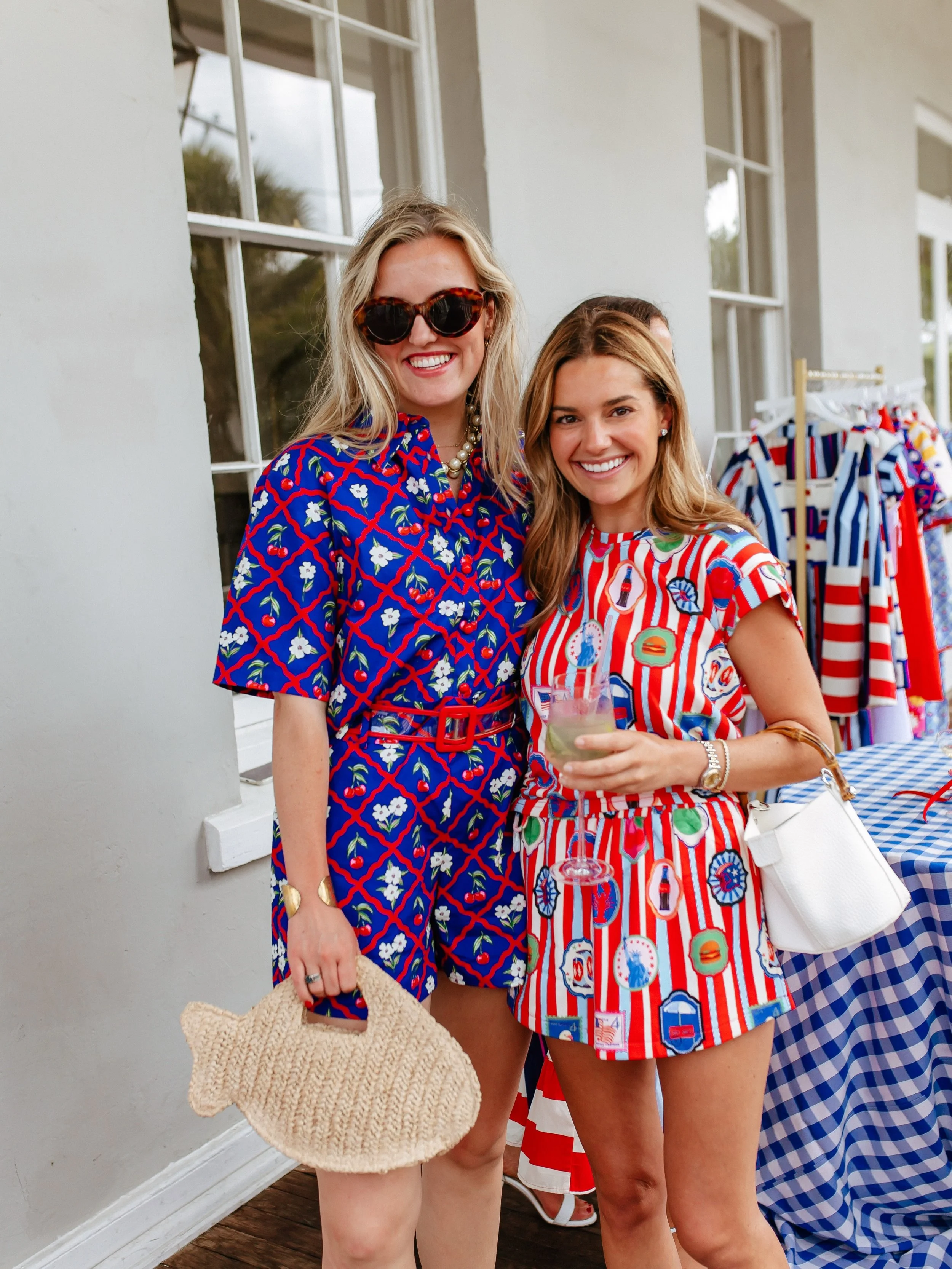 Kicking off summer with @aldenadaircollection&rsquo;s new collection!!! Perfect for your 4th plans 🍒🍾💙 will be in northern Michigan in this cherry set soon!!