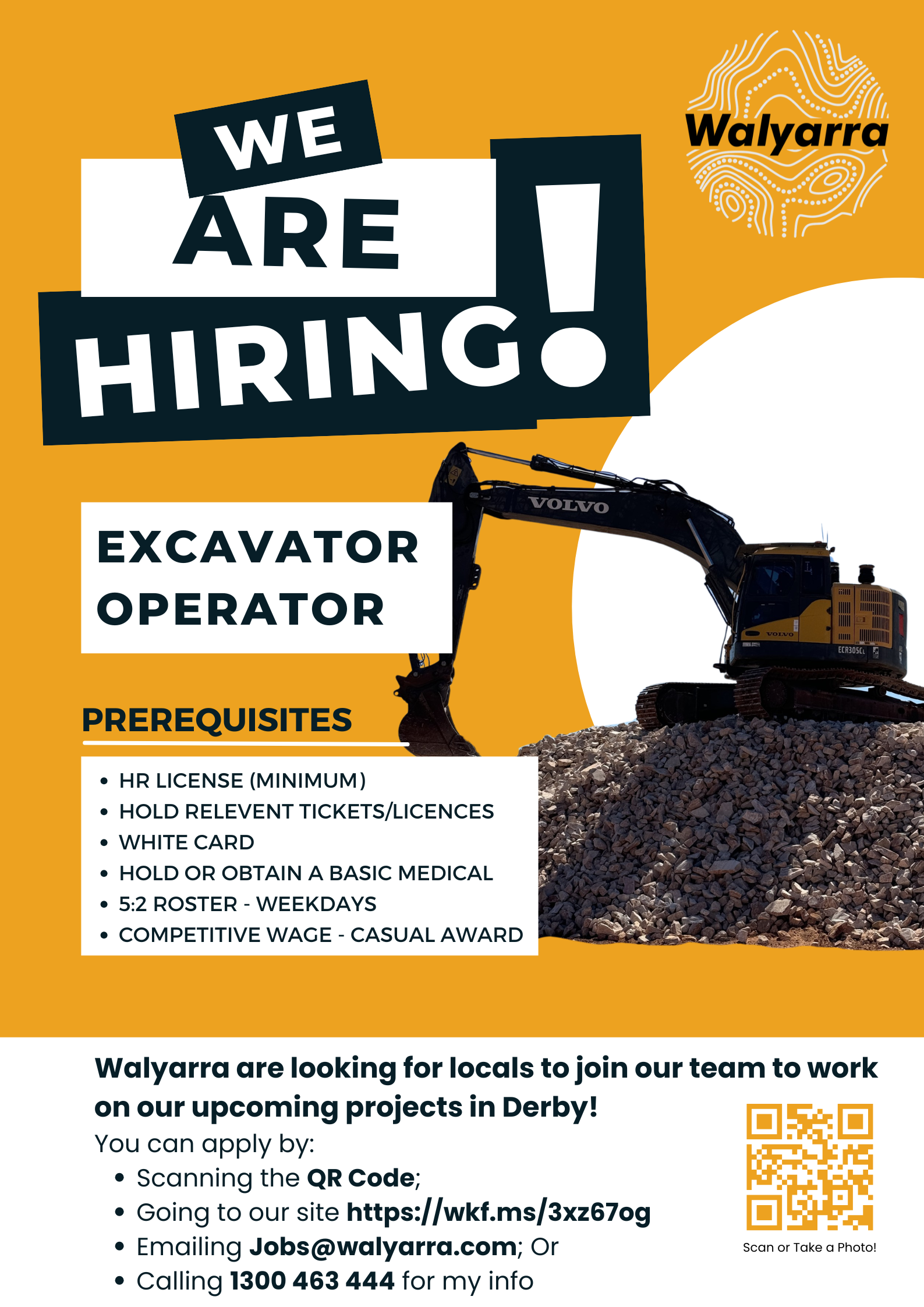 Excavator Operator – Derby, WA