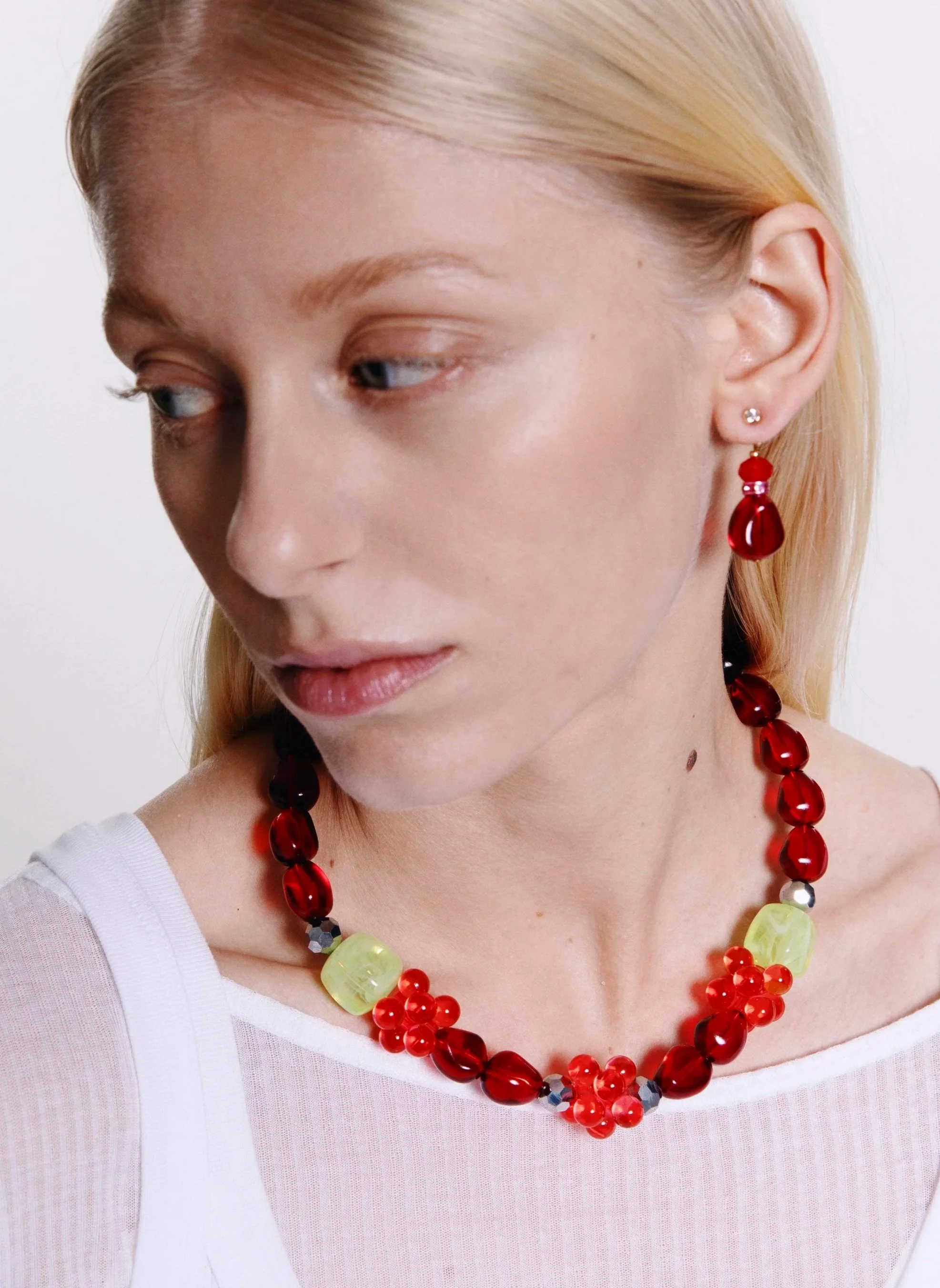 collier Groseille rouge
