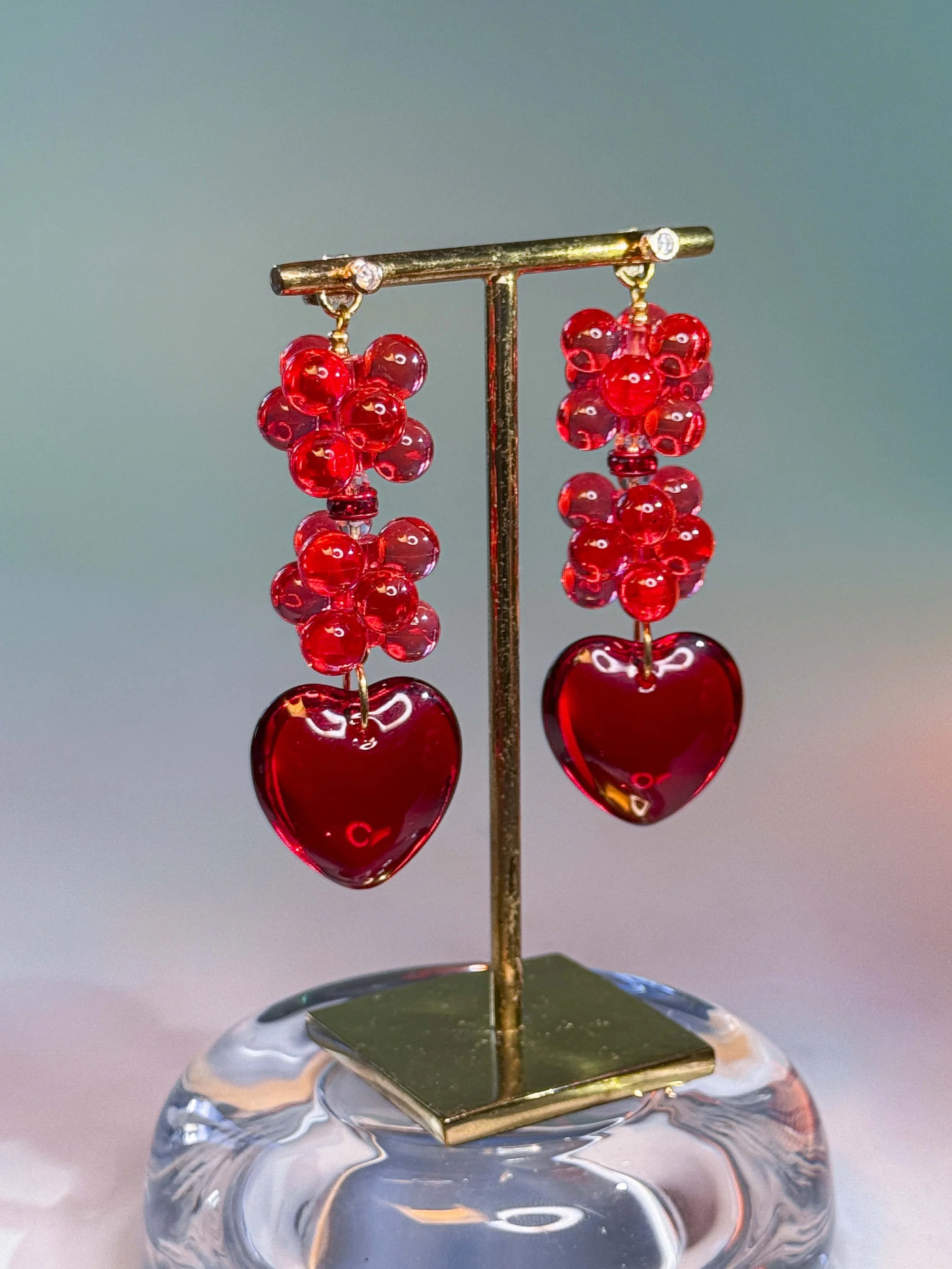 boucles d'oreilles Tulipe