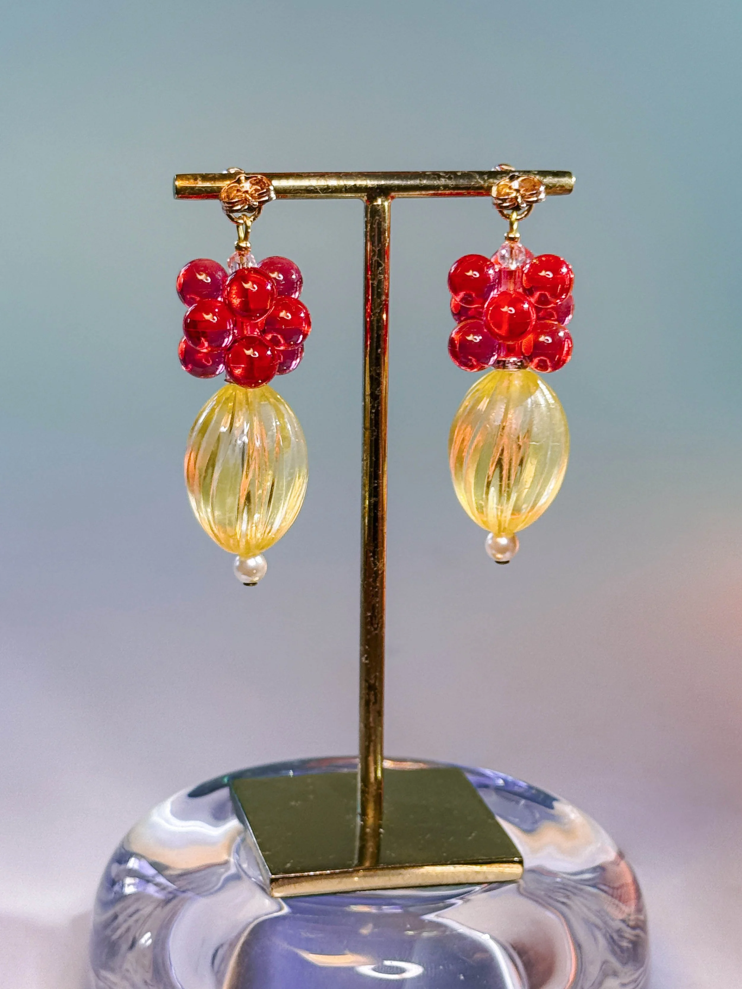 boucles d'oreilles Prunellier