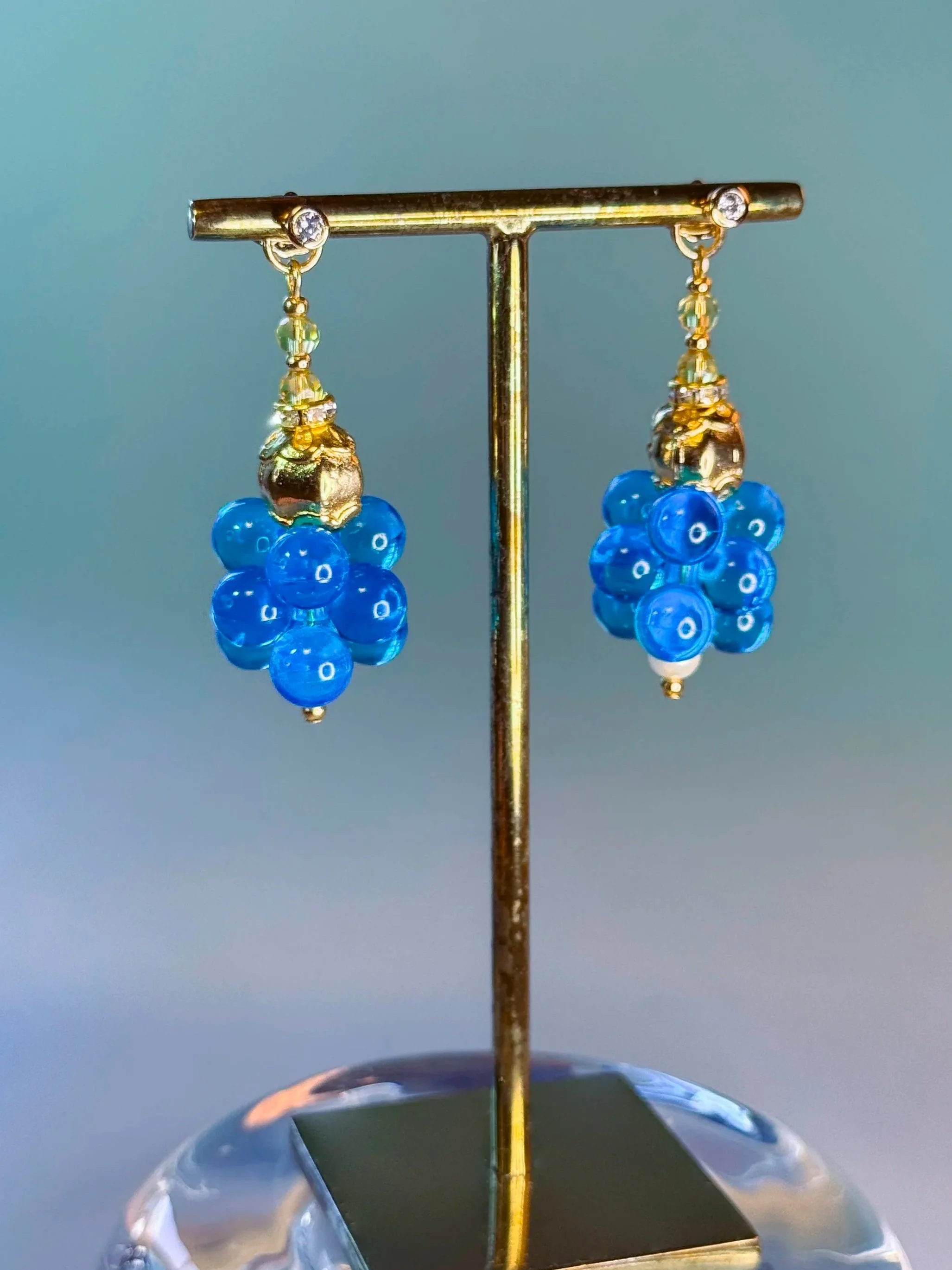 boucles d'oreilles Blueberry
