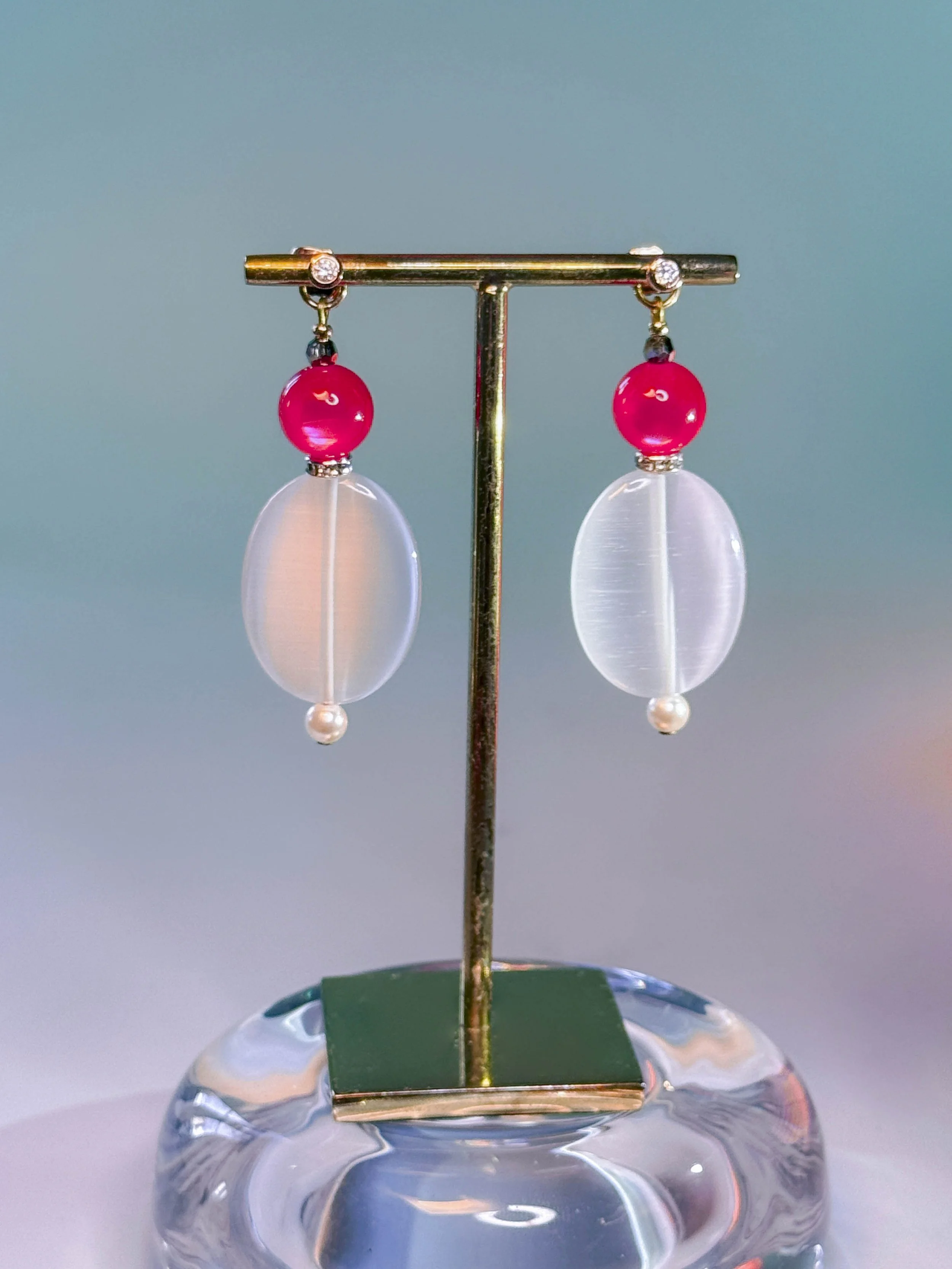 boucles d'oreilles Coing