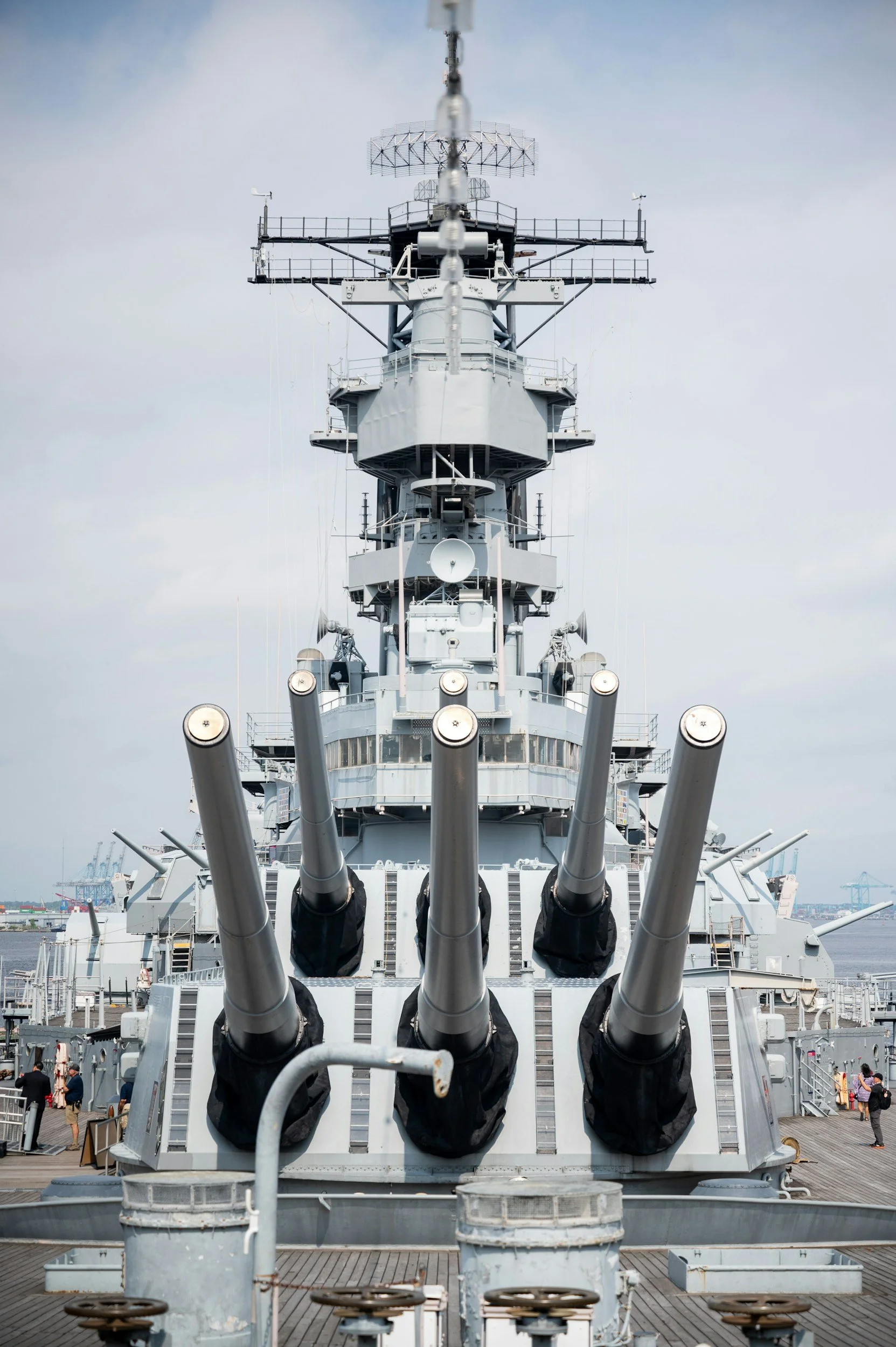 USS wisconsin in norfolk virginia