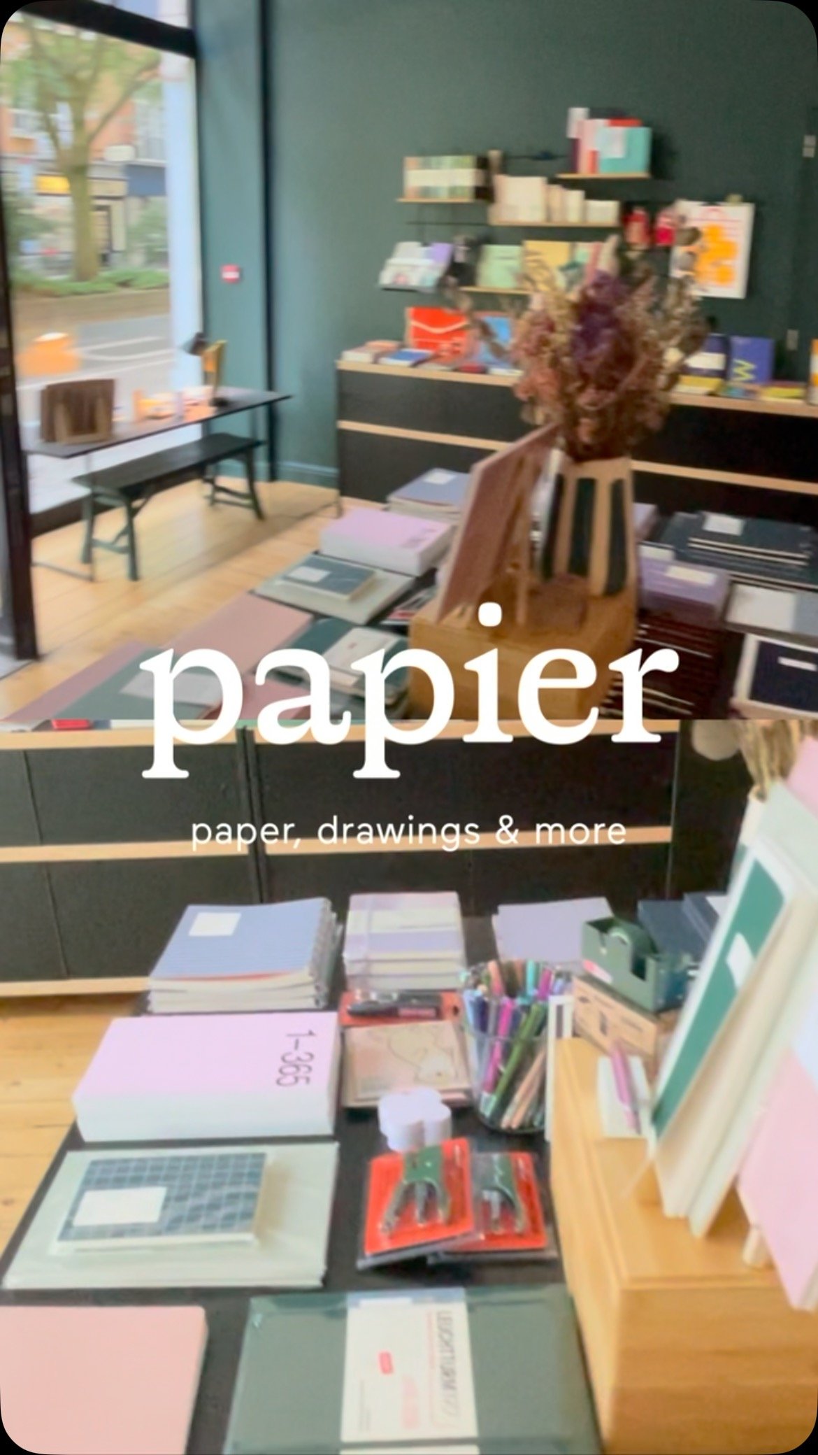 Saturday mode is on ! (and yes…we restocked Midori & Penco 🤫) See you there ☀️🫰🏻💌📚📒🖇️🖌️📏✂️✏️
P A P I E R Paper, drawings & more
~~~
#papier #papierbrussels #papeterieoriginale #papeterie #stationerystore #stationeryaddict #