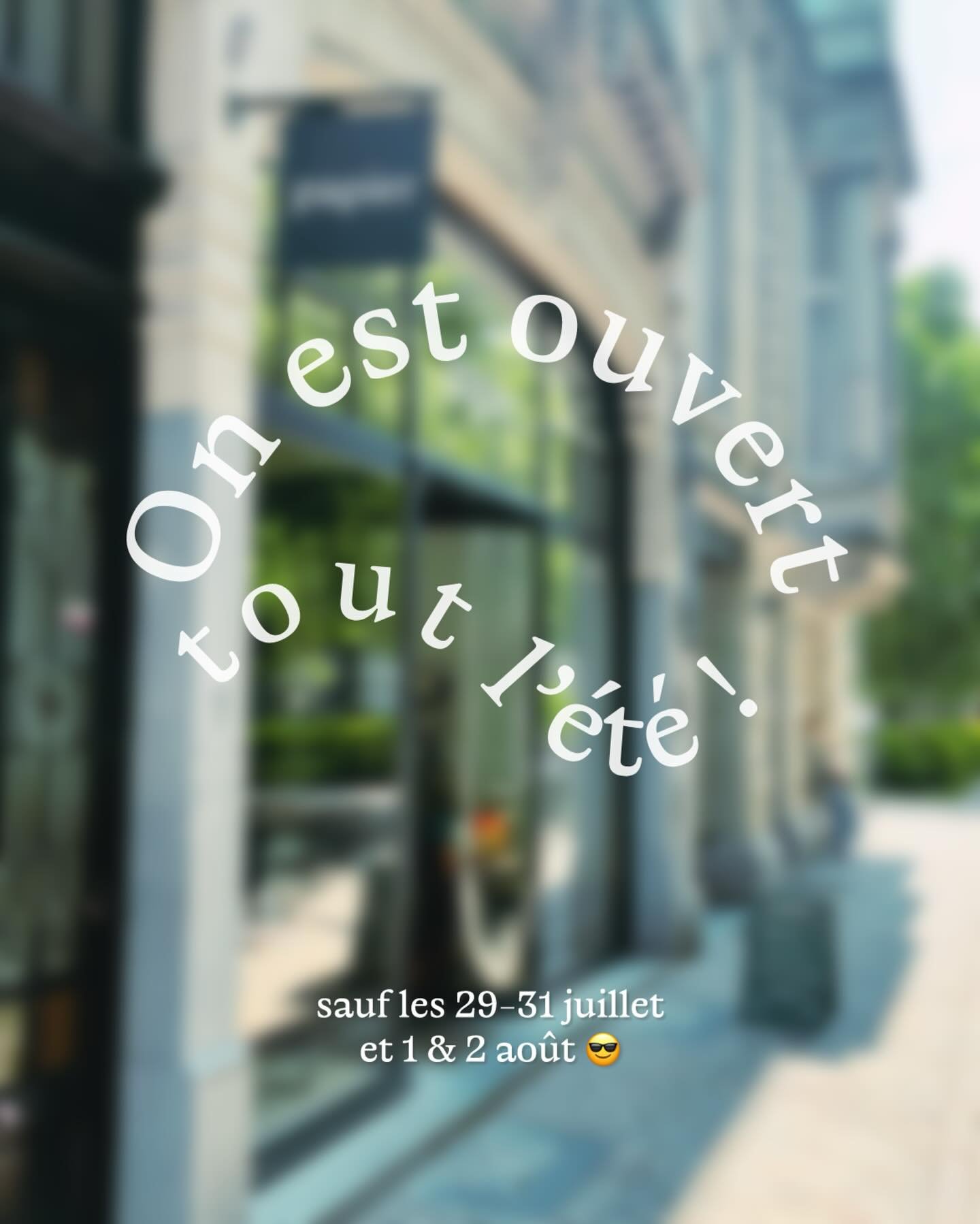 Horaires d’été mais pas de répit pour les nouveautés ! 🤪
On sera ouvert (quasi) tout l’été sauf les 29-31 juillet et 1&2 août.😎
Du mardi au samedi, de 11 à 14h et de 14h30 &agra
