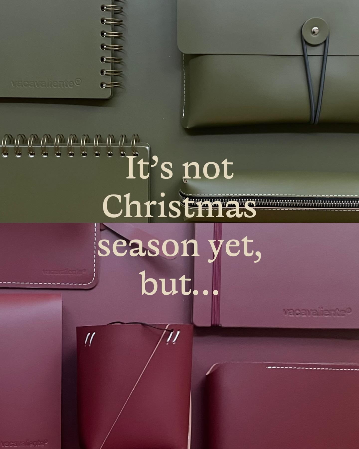 &hellip;your next perfect gift might already be waiting on our shelves! 
We&rsquo;ve just restocked a gorgeous selection of @vacavaliente.eu items. And we&rsquo;re obsessed with their new colors and recycled leather. 
Pen holders, paper cases, desk p