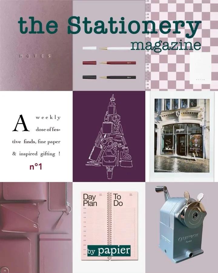 Retrouvez chaque semaine jusqu&rsquo;&agrave; No&euml;l 🎄 une s&eacute;lection festive et des inspirations cadeaux dans notre &laquo;&nbsp;Stationery magazine&nbsp;&raquo;.🤗
🚨D&egrave;s aujourd&rsquo;hui nous serons ouvert tous les jours jusqu&rsq