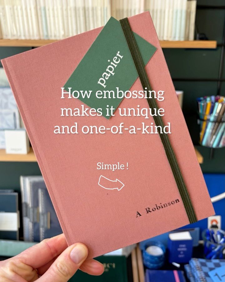 Personalizing makes the difference. Embossing does it all! ⚙️🎰🔤📇📓

#personalization #embossing #personnalisation #surmesure #papierbrussels