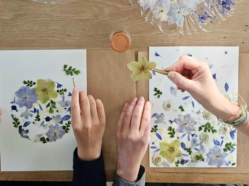 Herbier en duo par Valentine Dormal