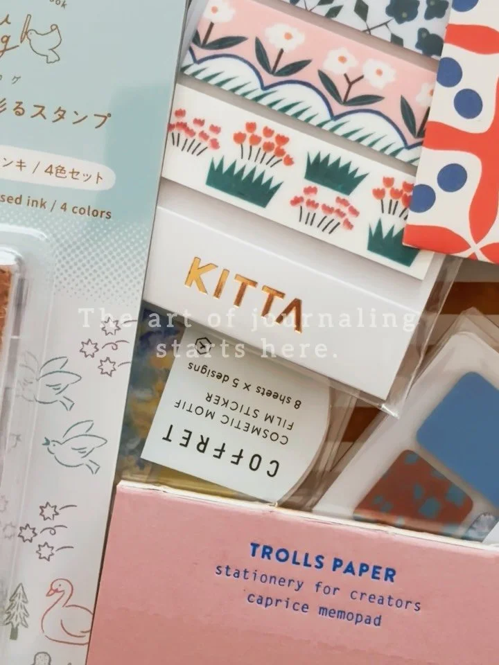 Journaling lovers, this one&rsquo;s for you! 📚📓

Fresh from Japan🇯🇵: masking tapes, sticky notes, stickers, mini accessories, and lots of cute finds for your next journaling session.

And that&rsquo;s only a glimpse&hellip; We couldn&rsquo;t show