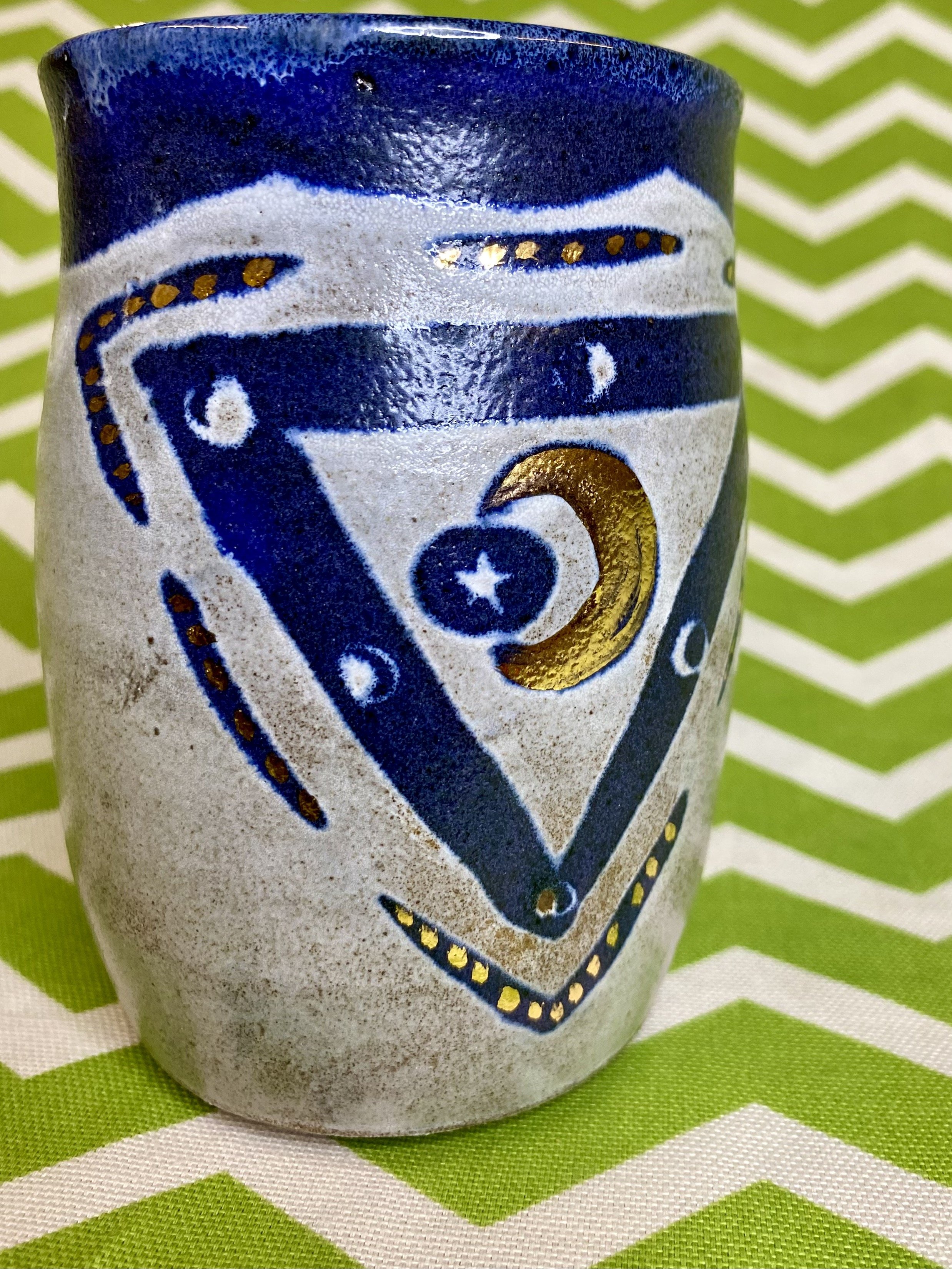 Gilded Morbid Moon Mug