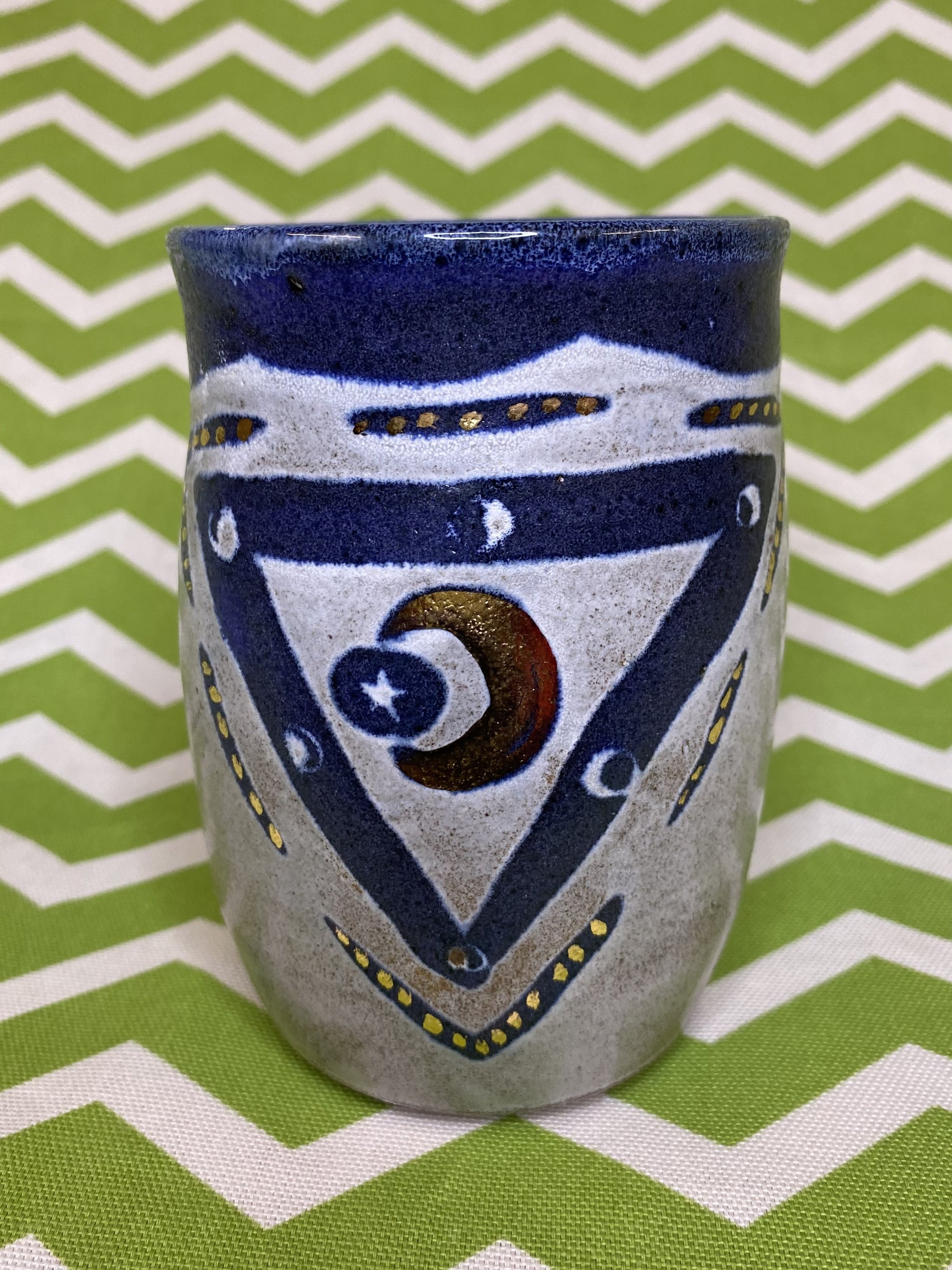 Gilded Morbid Moon Mug