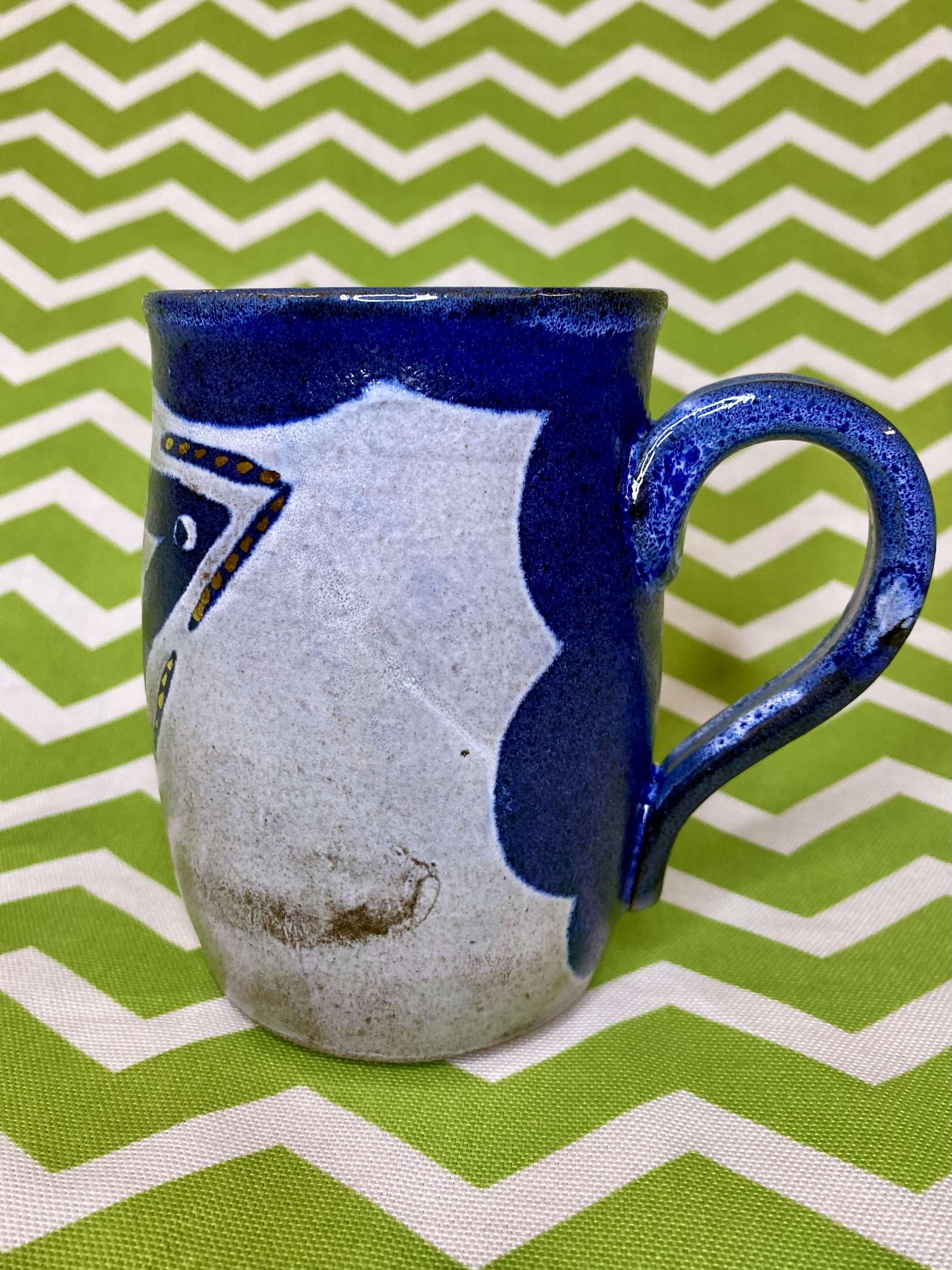 Gilded Morbid Moon Mug
