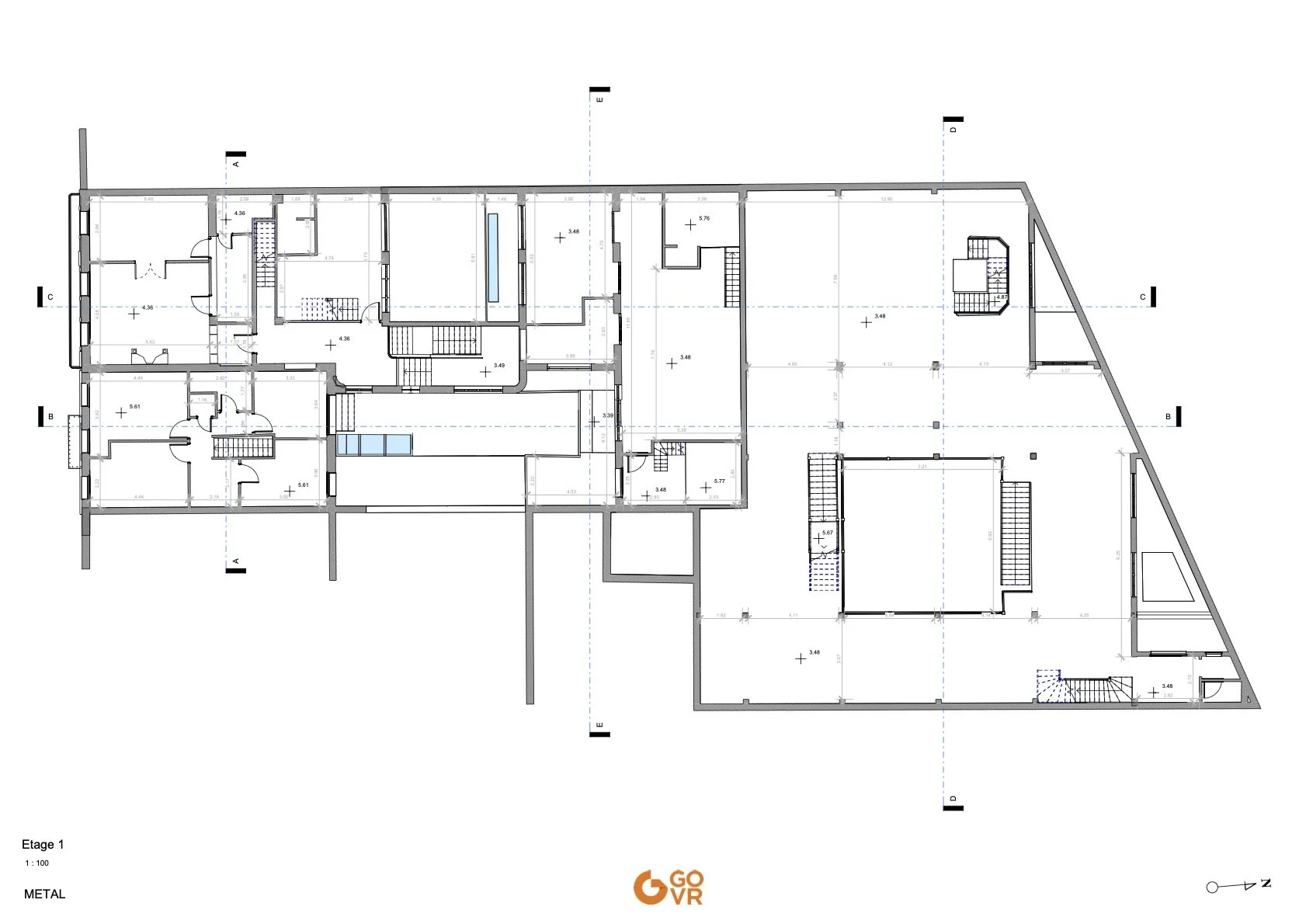 Scan 3D D un B timent Industriel Pour Mod lisation BIM Revit Et Plan 