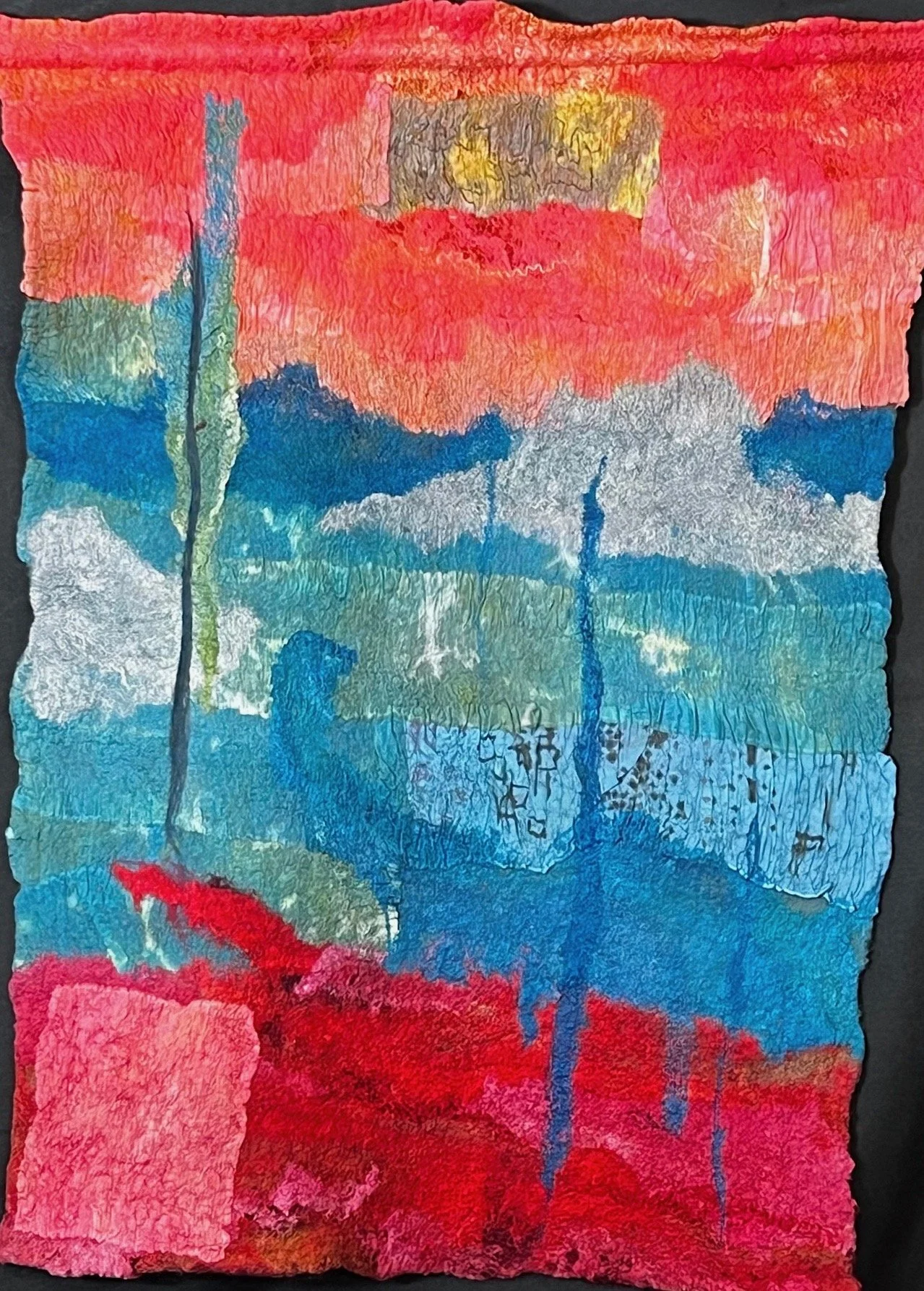 Nunofelted Landscape Series--Islands