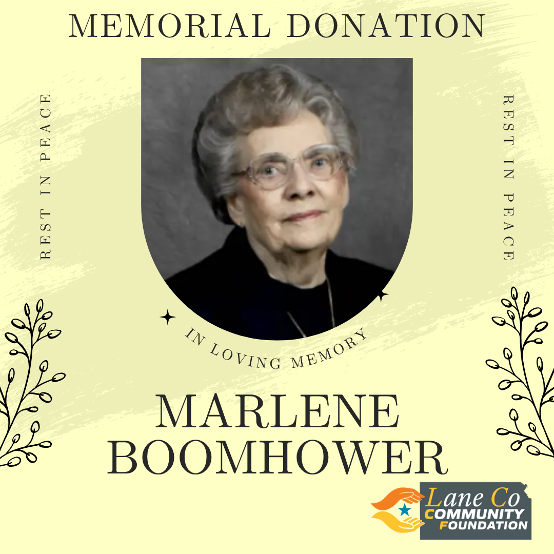 In loving memory of Marlene Boomhower