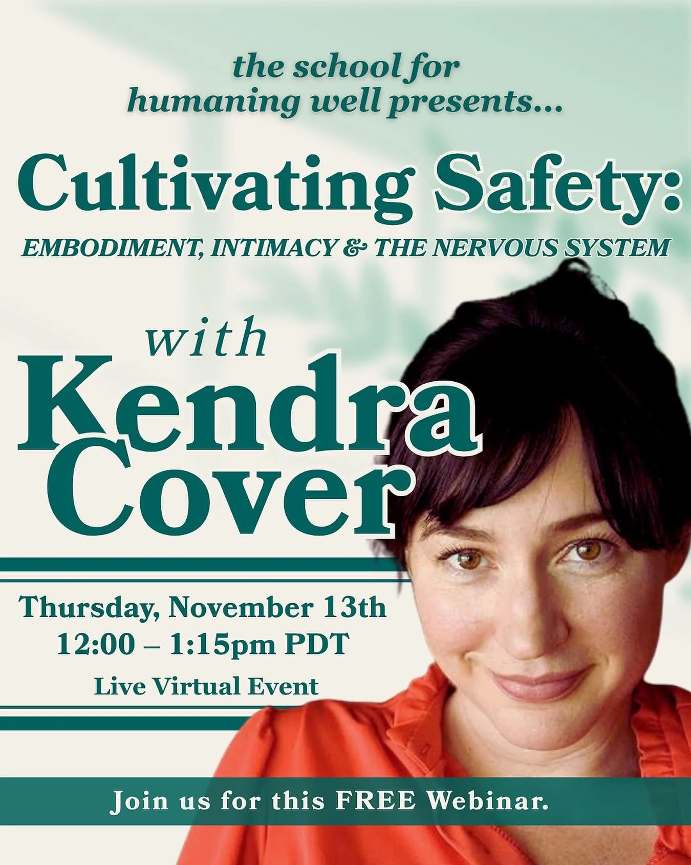 I&rsquo;m thrilled to welcome @kendracover as our next Guest Faculty member.

An international retreat facilitator and longtime graduate of Layla Martin&rsquo;s VITA program, Kendra has spent over a decade guiding people into deeper connection with t