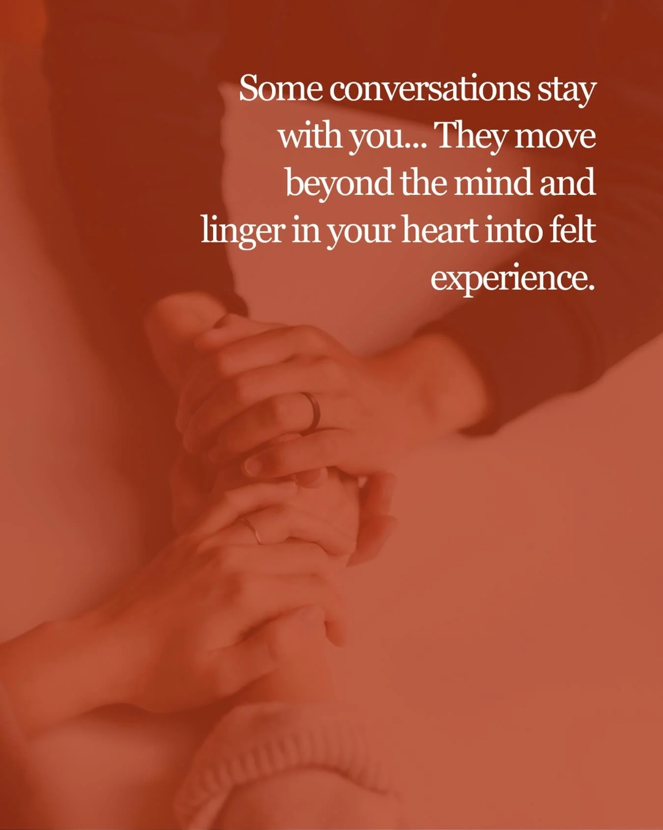 Yesterday, Rohini reminded us that so much of our suffering isn&rsquo;t caused by what we&rsquo;re feeling&mdash;
but by the part of us that thinks we shouldn&rsquo;t be feeling it.

When we stop fighting our inner weather&hellip; something softens.
