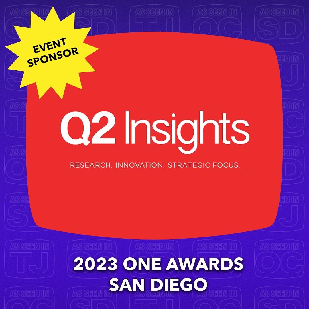 Day 4/4 is here 💥 

Our final event sponsor spotlight is on&hellip; Q2 Insights!

Thank you for making The One Awards happen.

Come see it all in action tonight at The Guild Hotel from 6-9pm. Here&rsquo;s to a night filled with glitz, glam and jaw-d