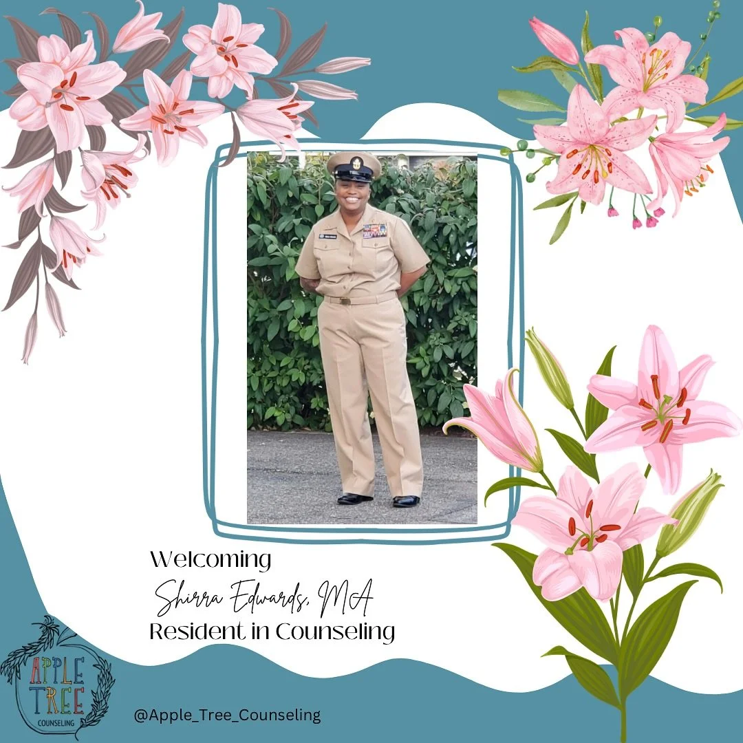Meet our new Resident in Counseling, Shirra. She is brand new to Apple Tree Counseling but ready to start seeing clients especially after work or school. She has prior experience especially with children and able to relate to those who served in the