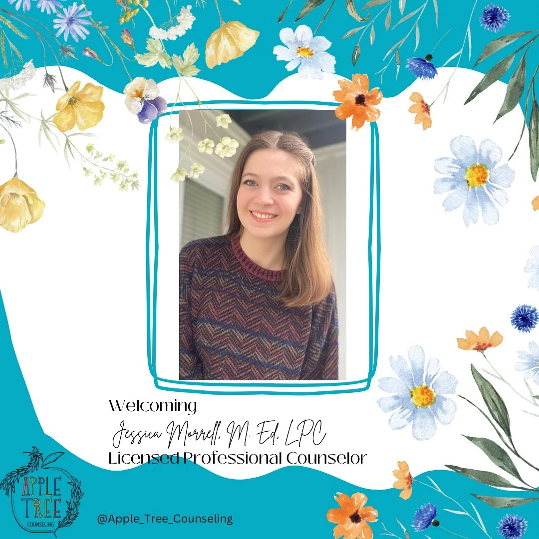 Meet our new Licensed Professional Counselor, Jess. She is brand new to Apple Tree Counseling but ready to start seeing clients at all times in any of our locations. She loves working with all individuals of various backgrounds and has worked with in