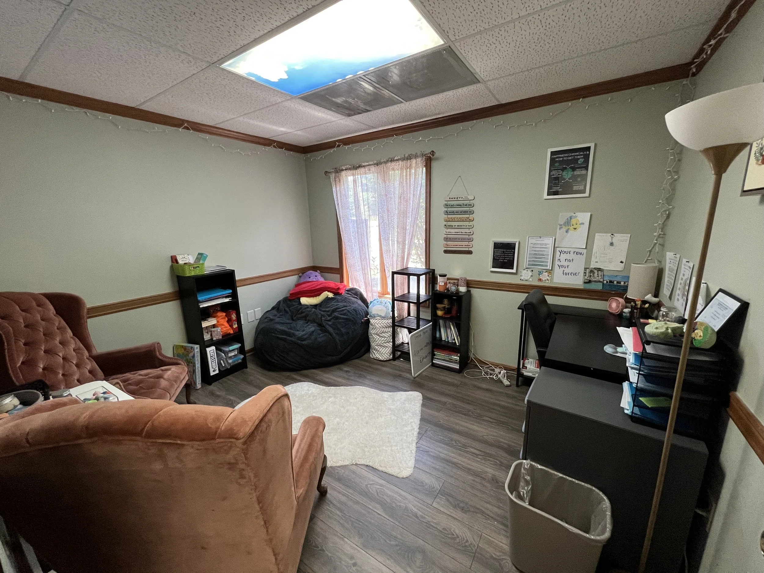 Room 123 for counseling at Apple Tree Counseling