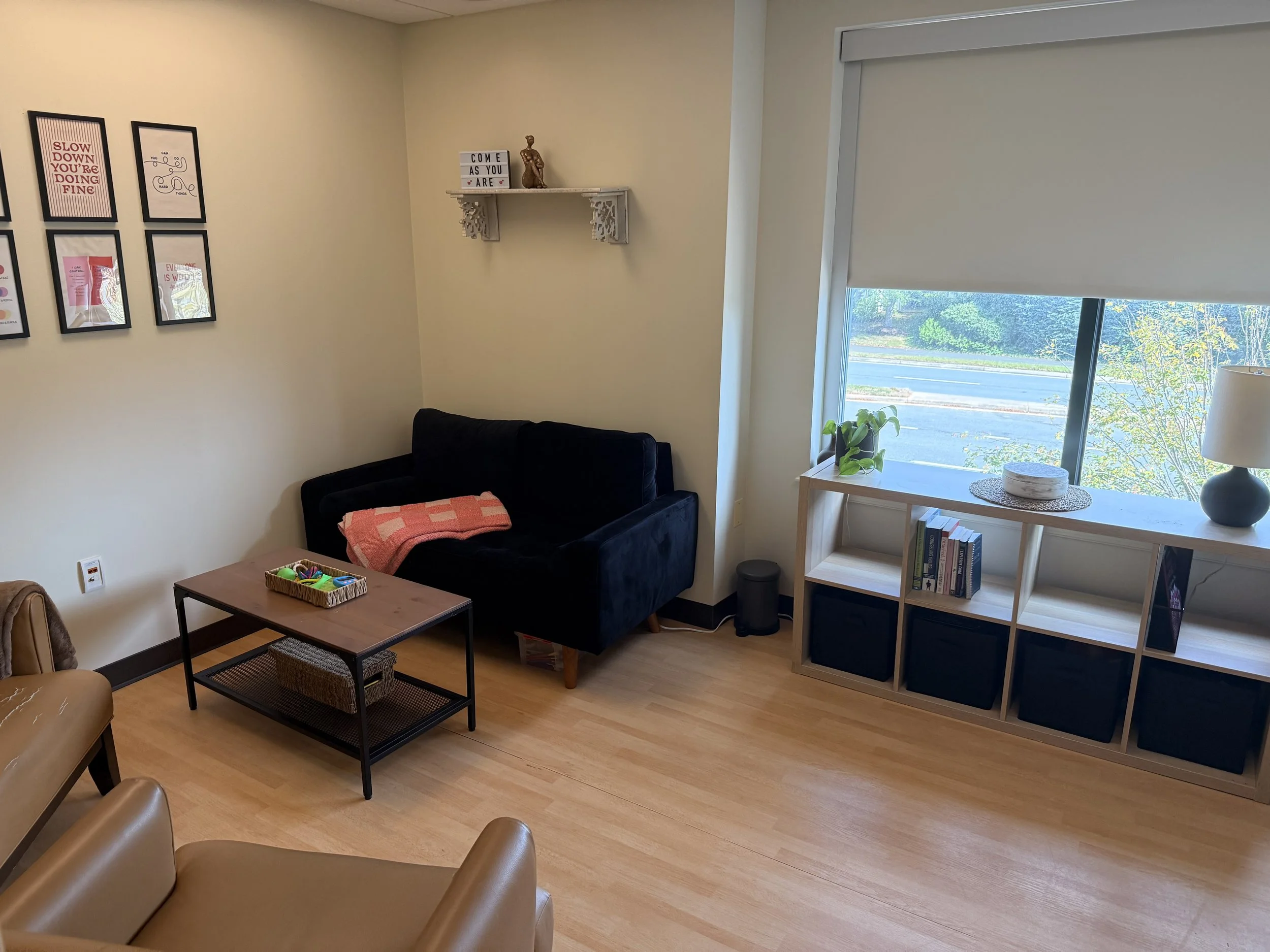 Birch room for counseling at Apple Tree Counseling