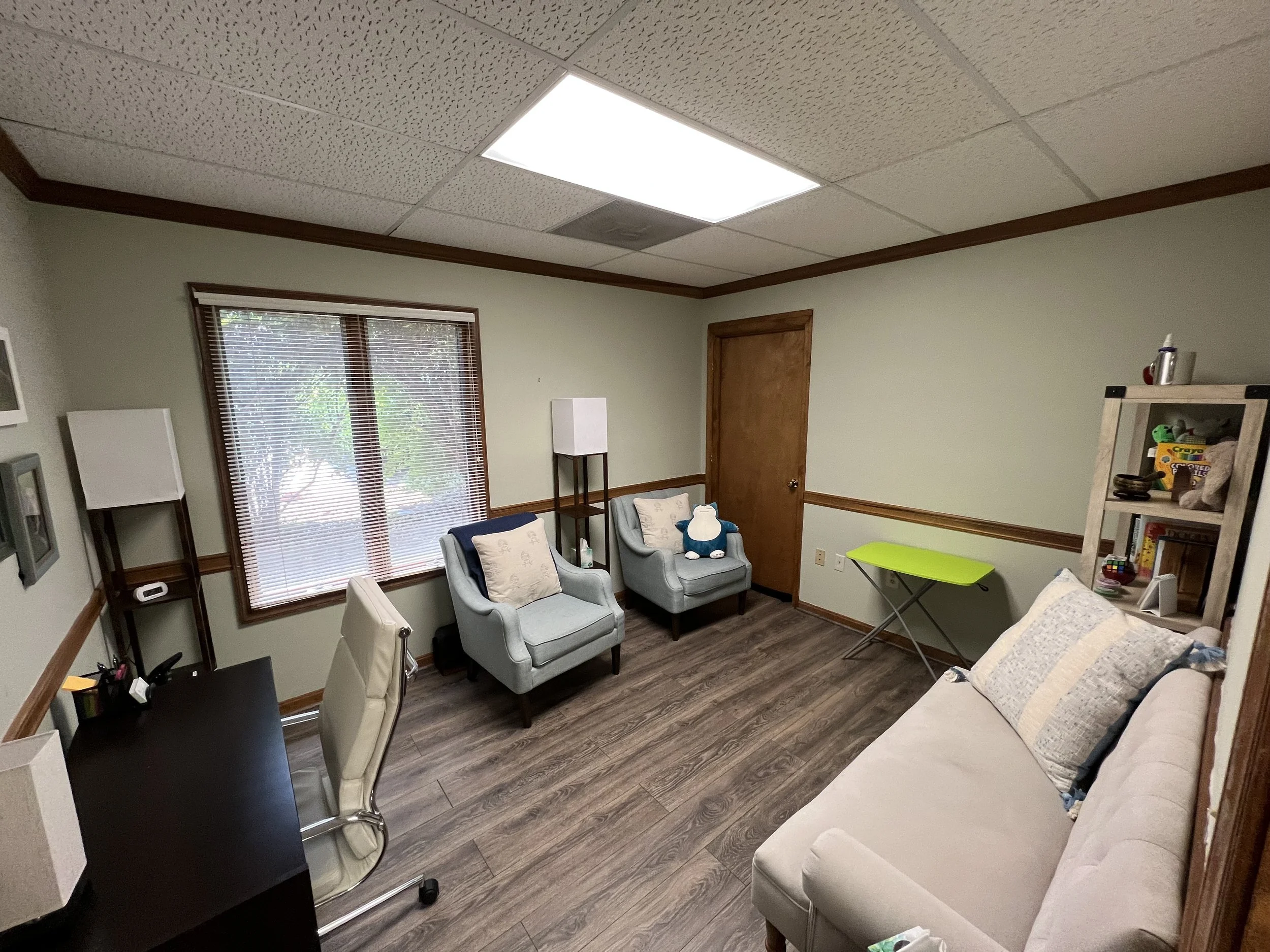 Room 125 for counseling at Apple Tree Counseling