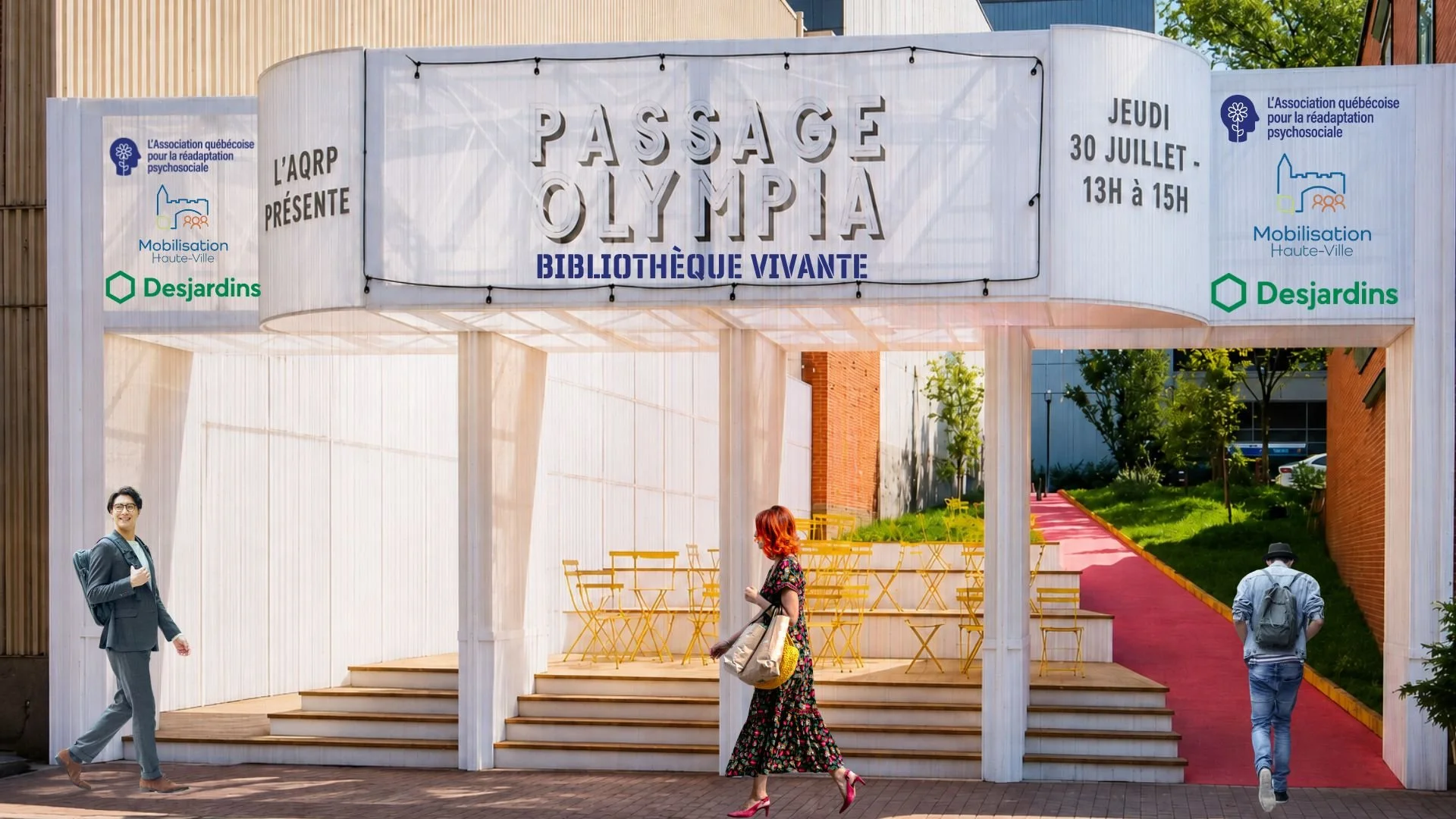 LES BIBLIOTHÈQUES VIVANTES… À L’OLYMPIA!