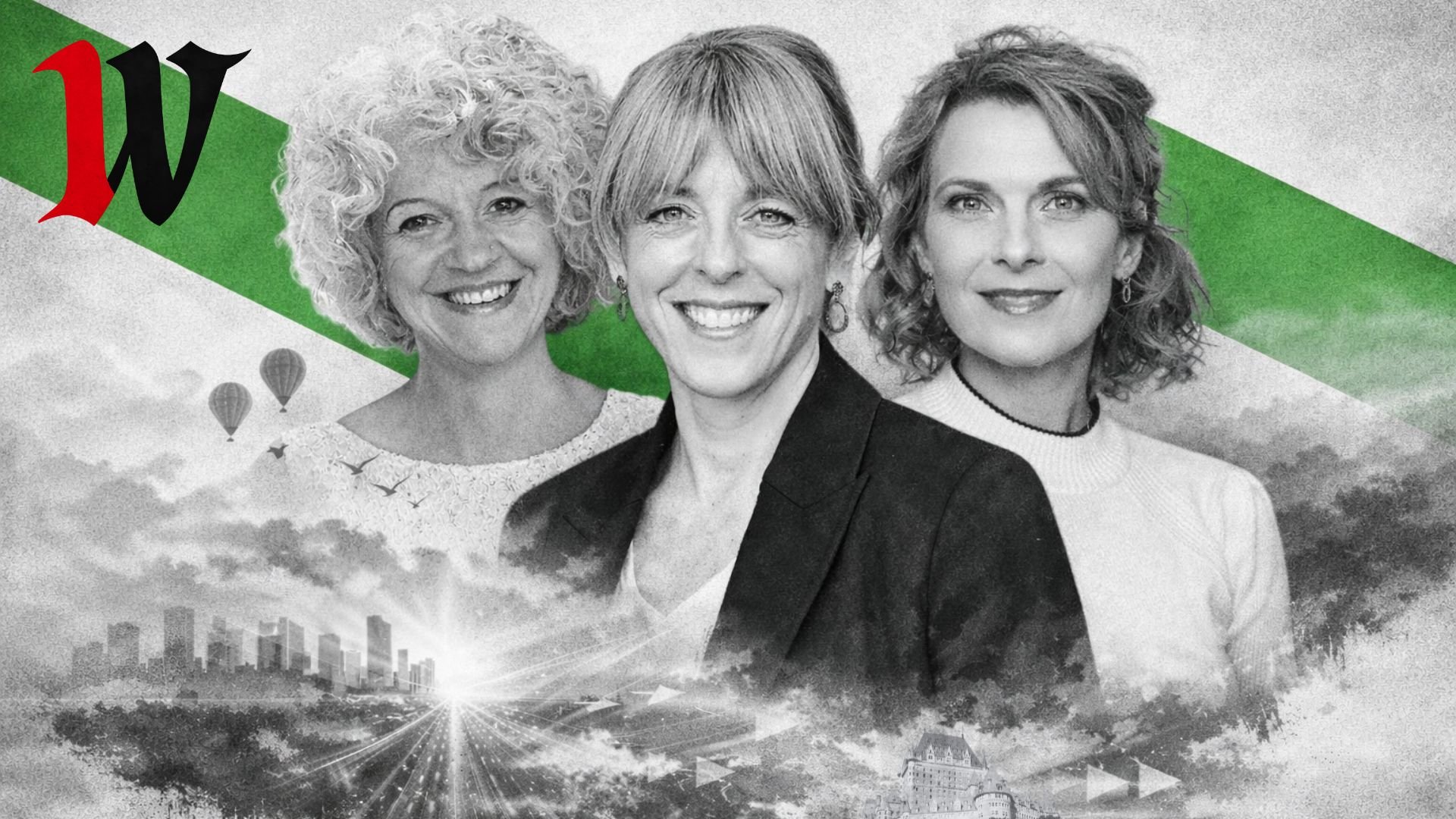 Trois professionnelles en santé mentale illustrant un webinaire de l'AQRP sur l'implication des proches dans le rétablissement