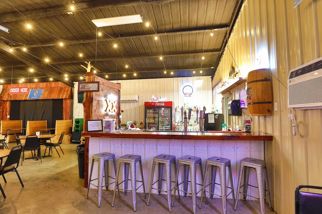Bar and counter service at Lakeside Bar and Grill