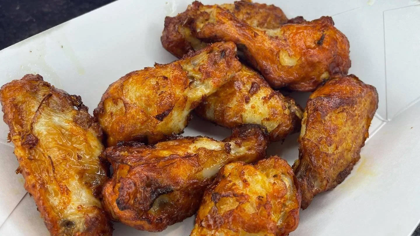 Chicken wings on menu at Lakeside Bar and Grill