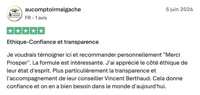 Témoignage de aucomptoirmalgache