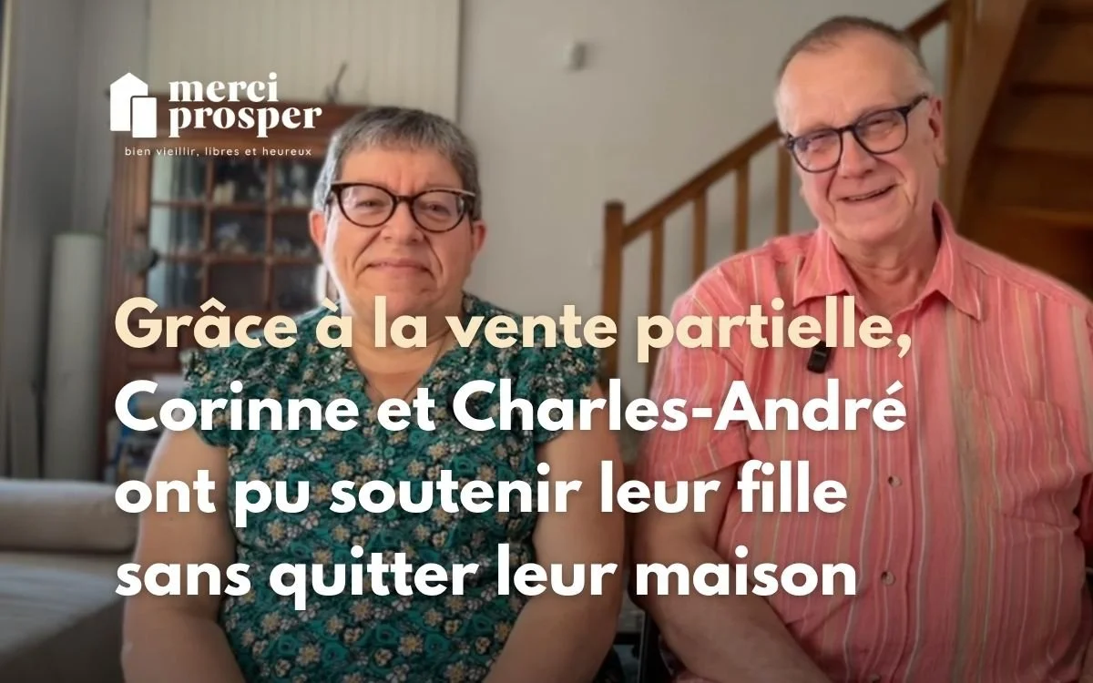 Grâce à la vente partielle, Corinne et Charles-André ont soldé leurs dettes sans quitter leur maison