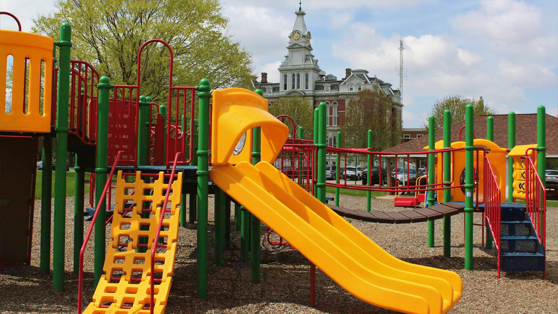 Rotating GIF displaying Cambridge Village Parks