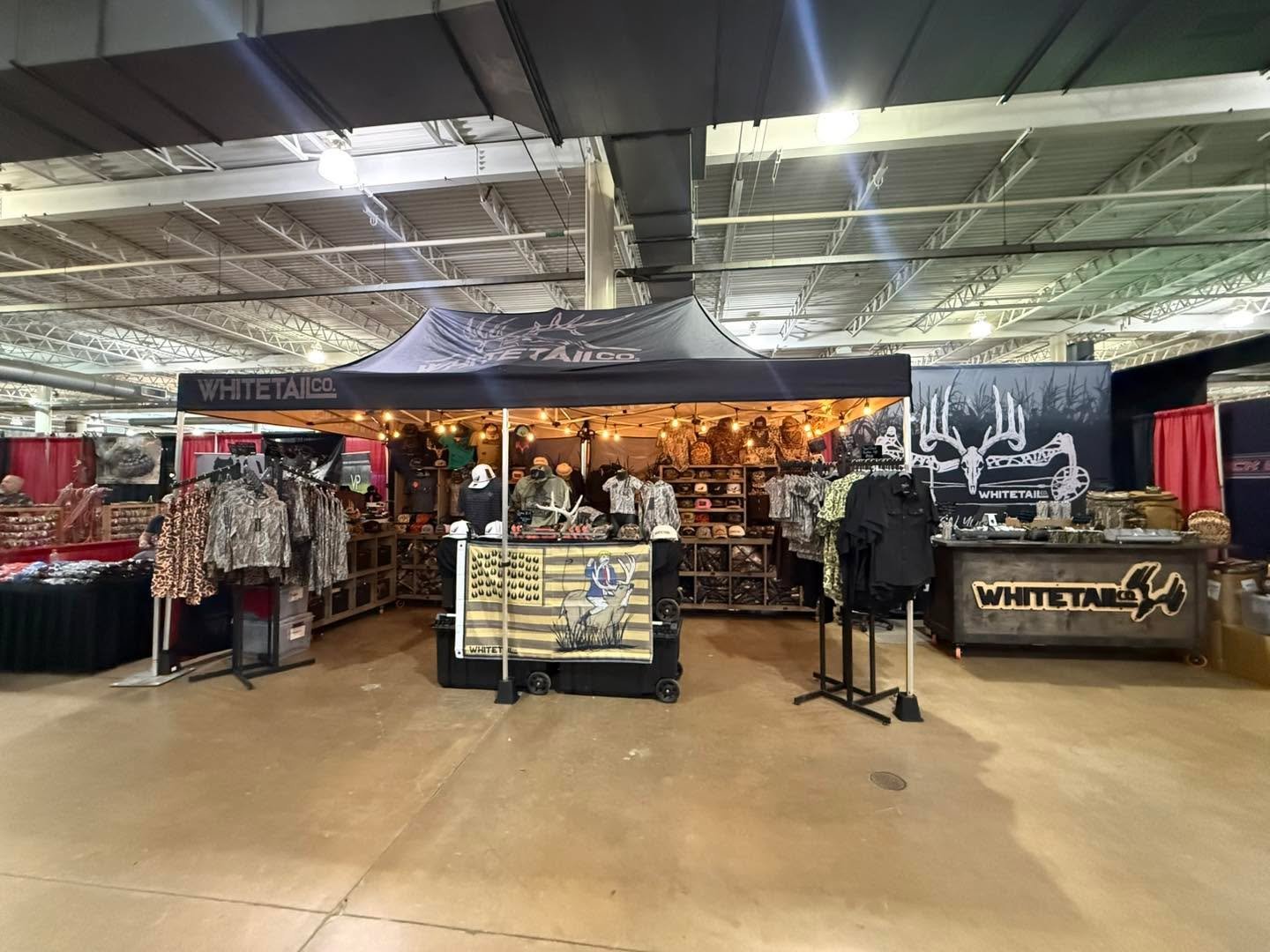 Incredible clients showing casing premium products at the Open Season Expo in Columbus, OH! Make sure to drop and say hi!  #openseasonexpo #whitetailcompany #huntingapparel #foodplots #trailcameras #archery #hunting