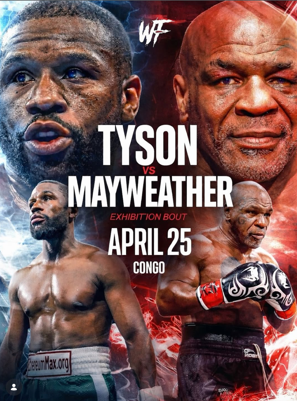 Tyson vs Mayweather Watch Party April 25 at Anthony's Joliet