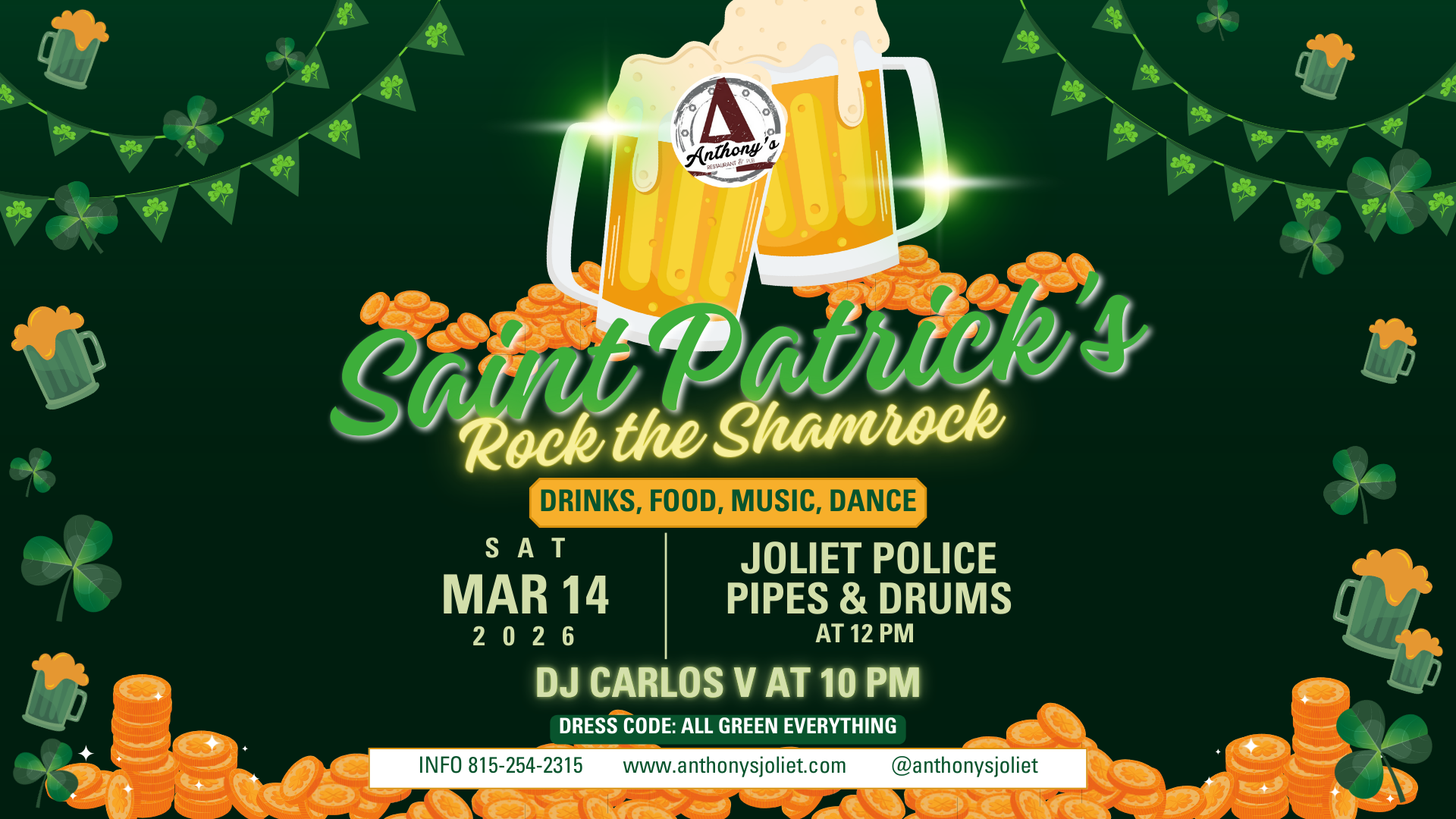 St. Patrick's Day at Anthony's