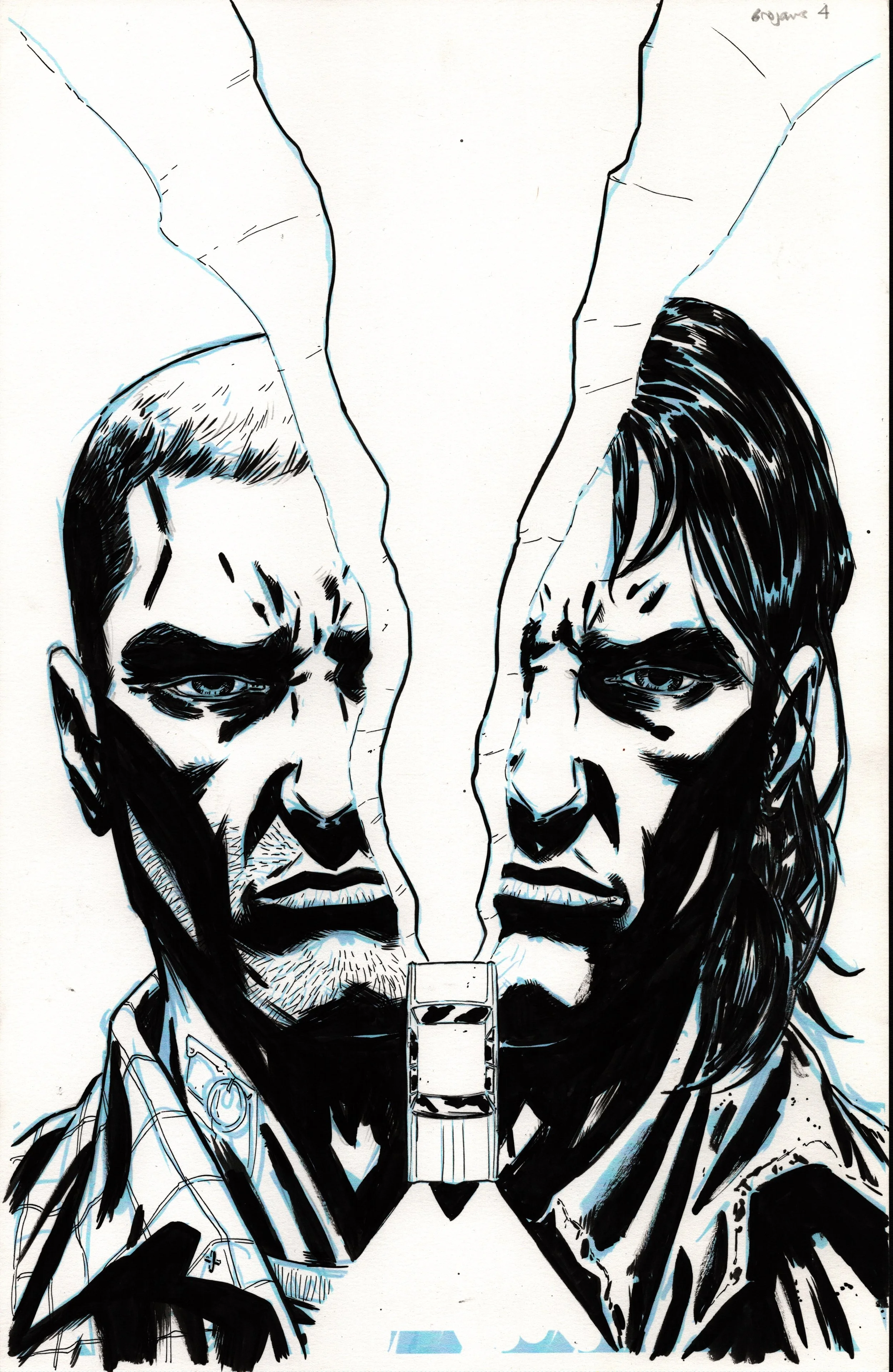 Image of The Brothers James #4 Cover - Original Run